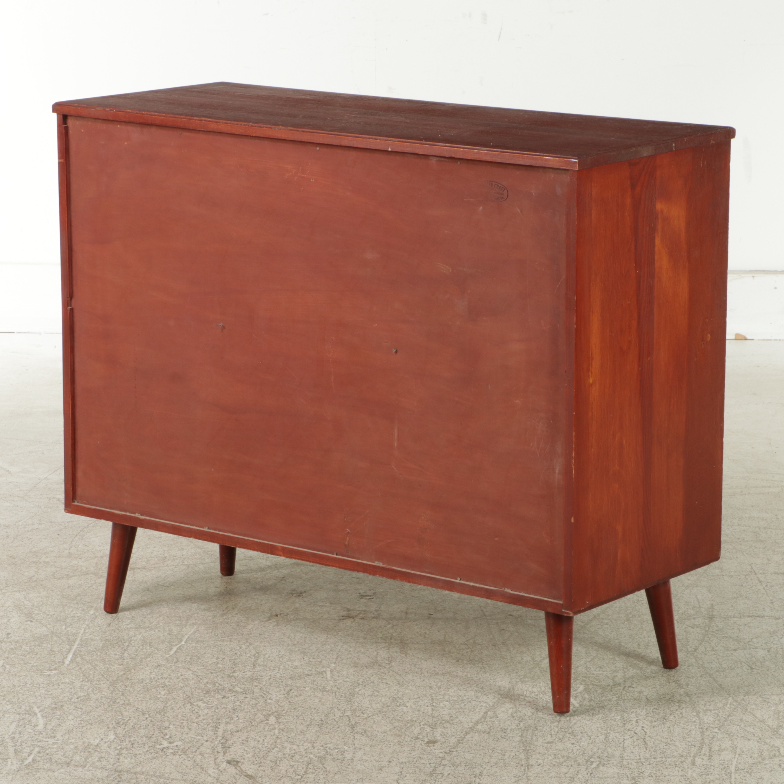 S.J. Bailey & Sons Inc. "Mastercraft" Mid Century Modern Pine Side Cabinet