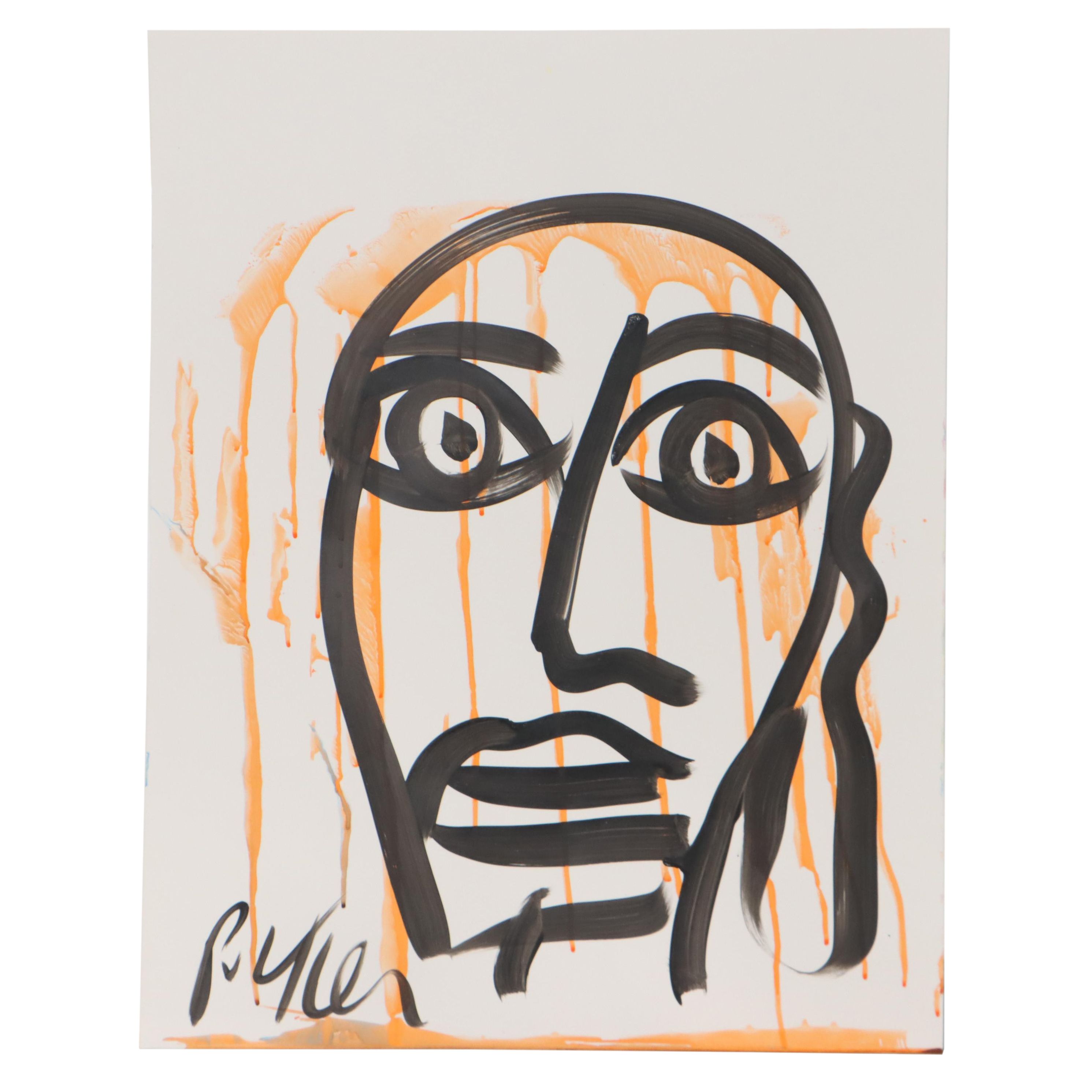 Peter Keil Abstract Acrylic Portrait