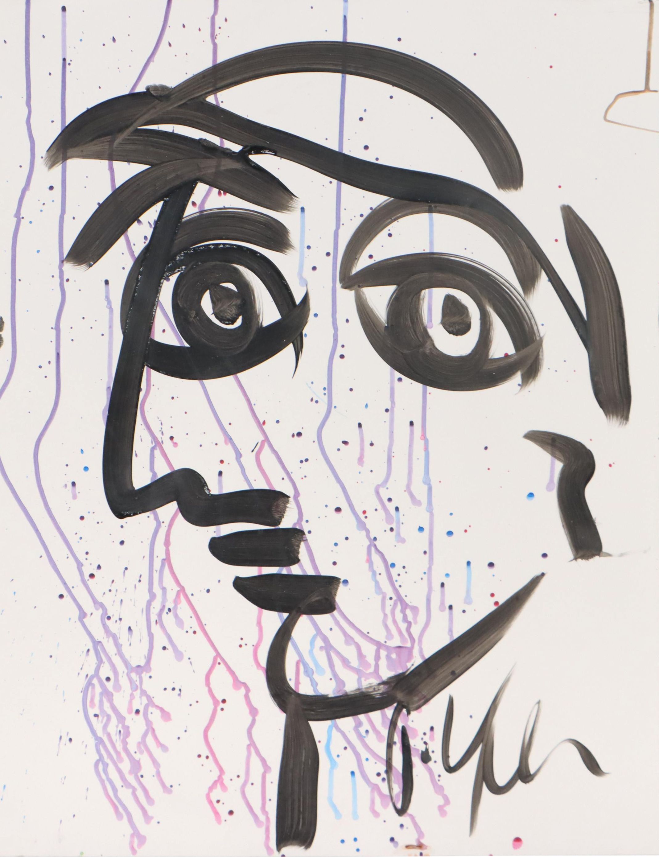 Peter Keil Abstract Acrylic Portrait