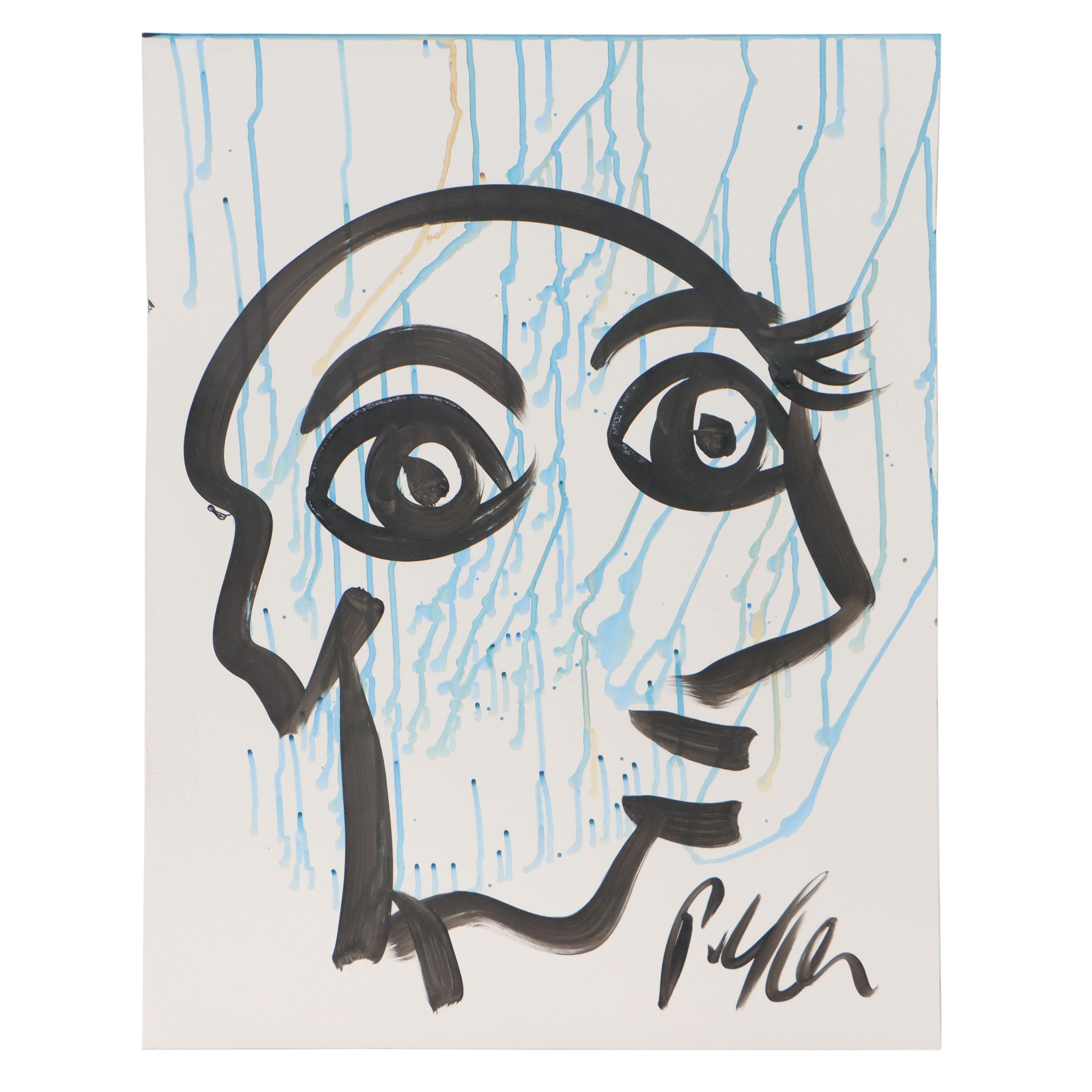 Peter Keil Abstract Acrylic Portrait