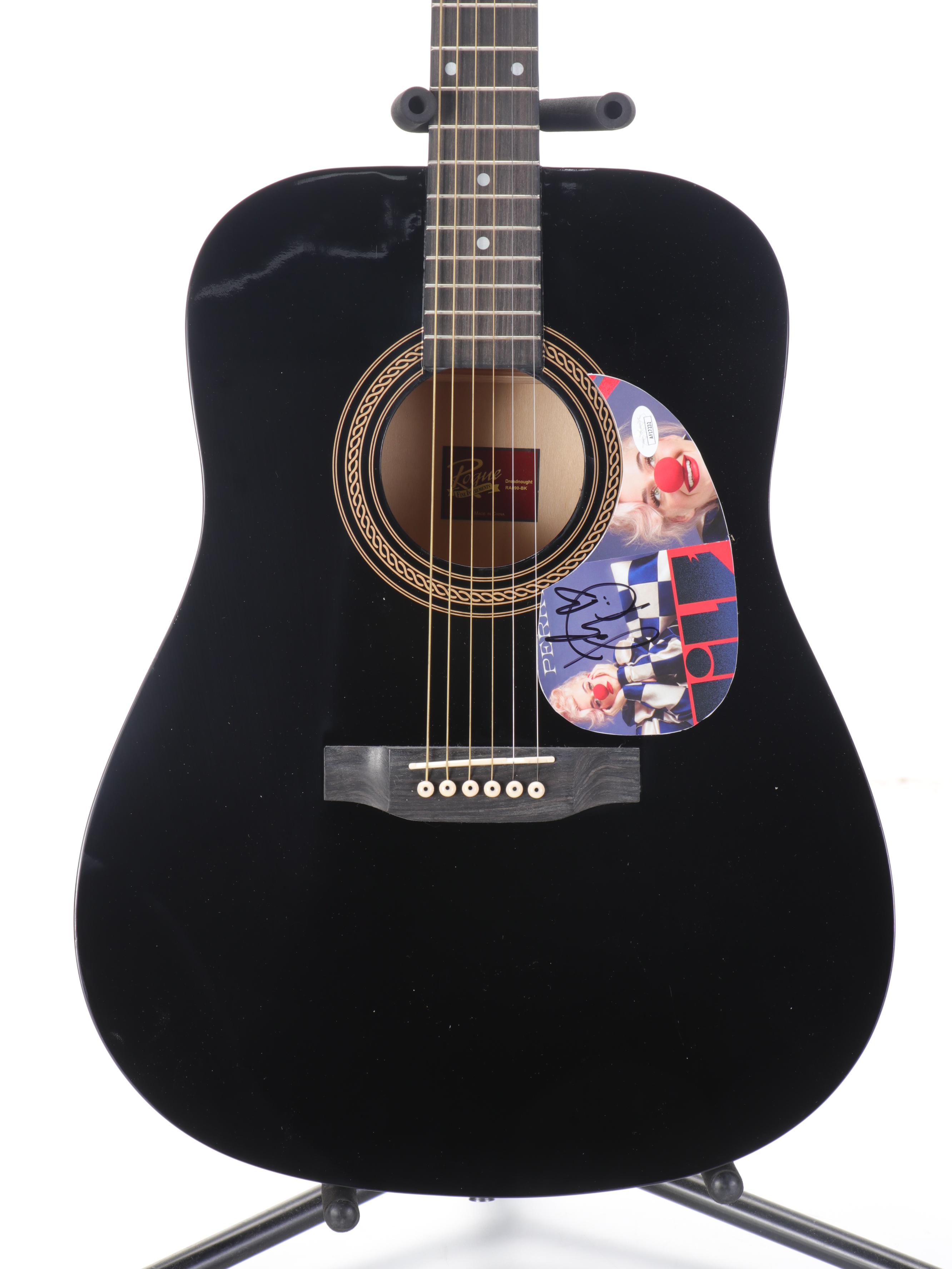 Katy Perry Pickguard Signed Rogue Acoustic Guitar