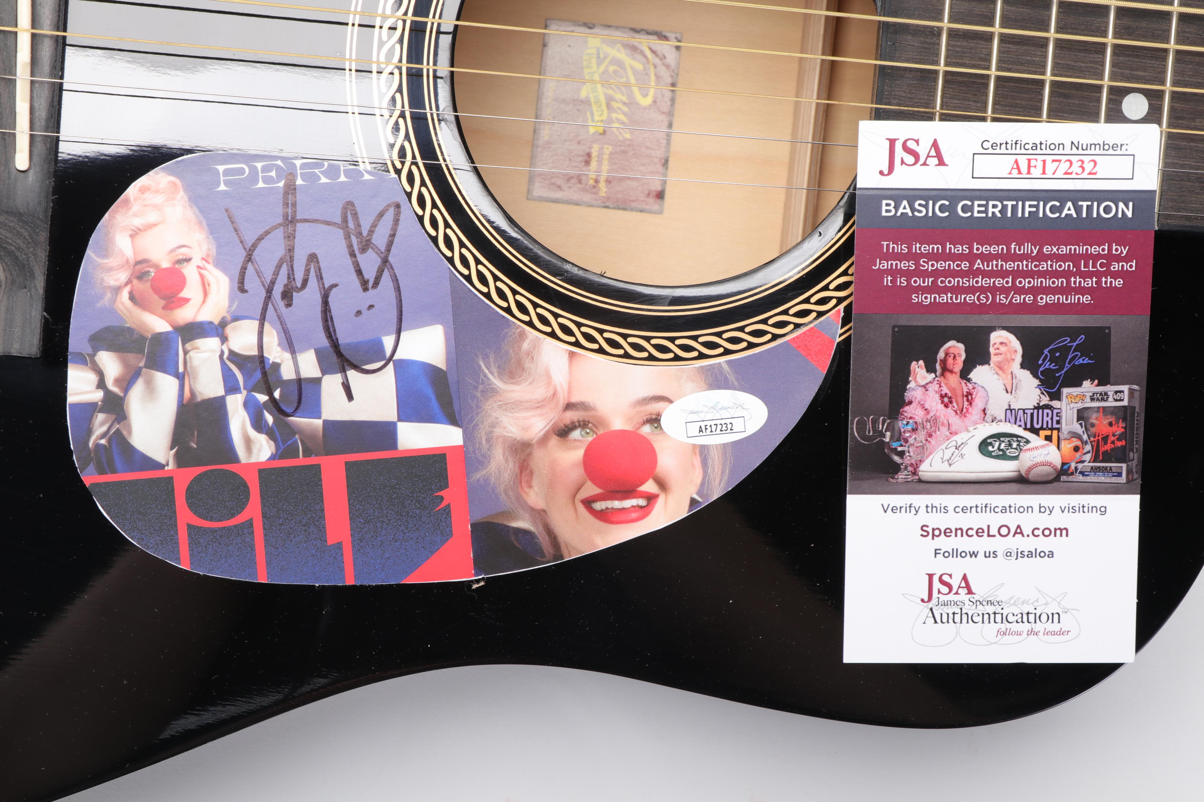 Katy Perry Pickguard Signed Rogue Acoustic Guitar