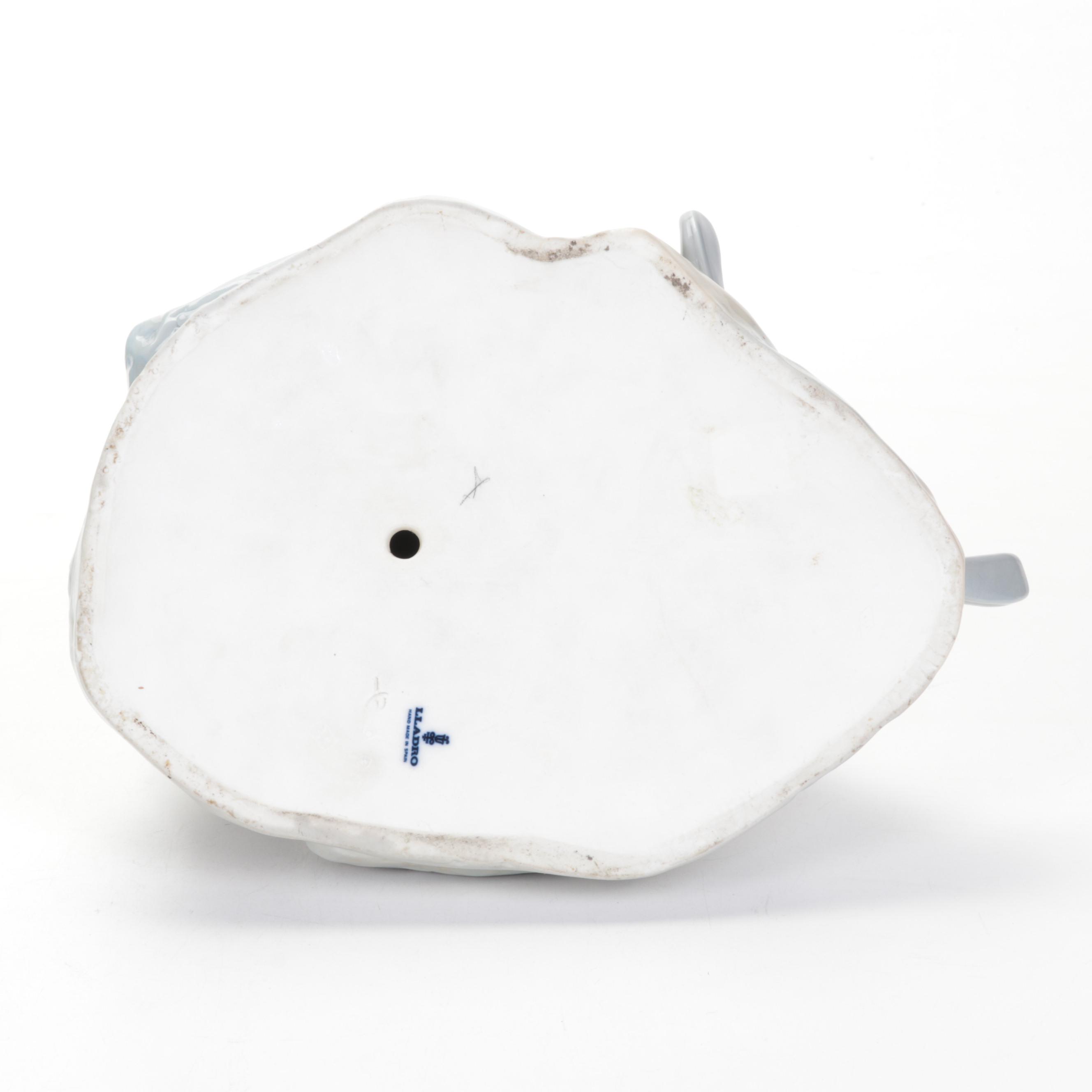 Lladro "Girl With Goat" Porcelain Figurine