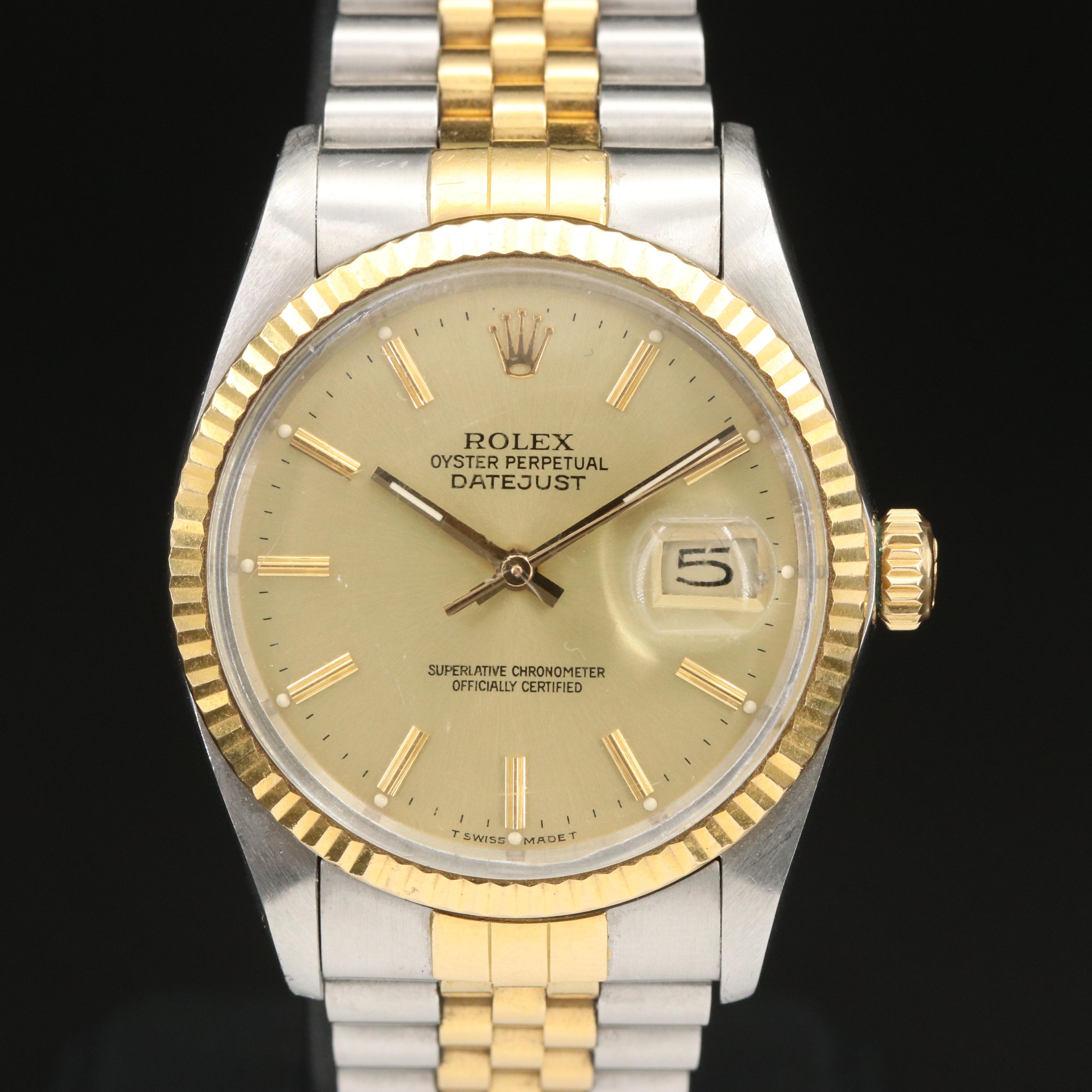 1986 Rolex Oyster Perpetual Datejust Watch