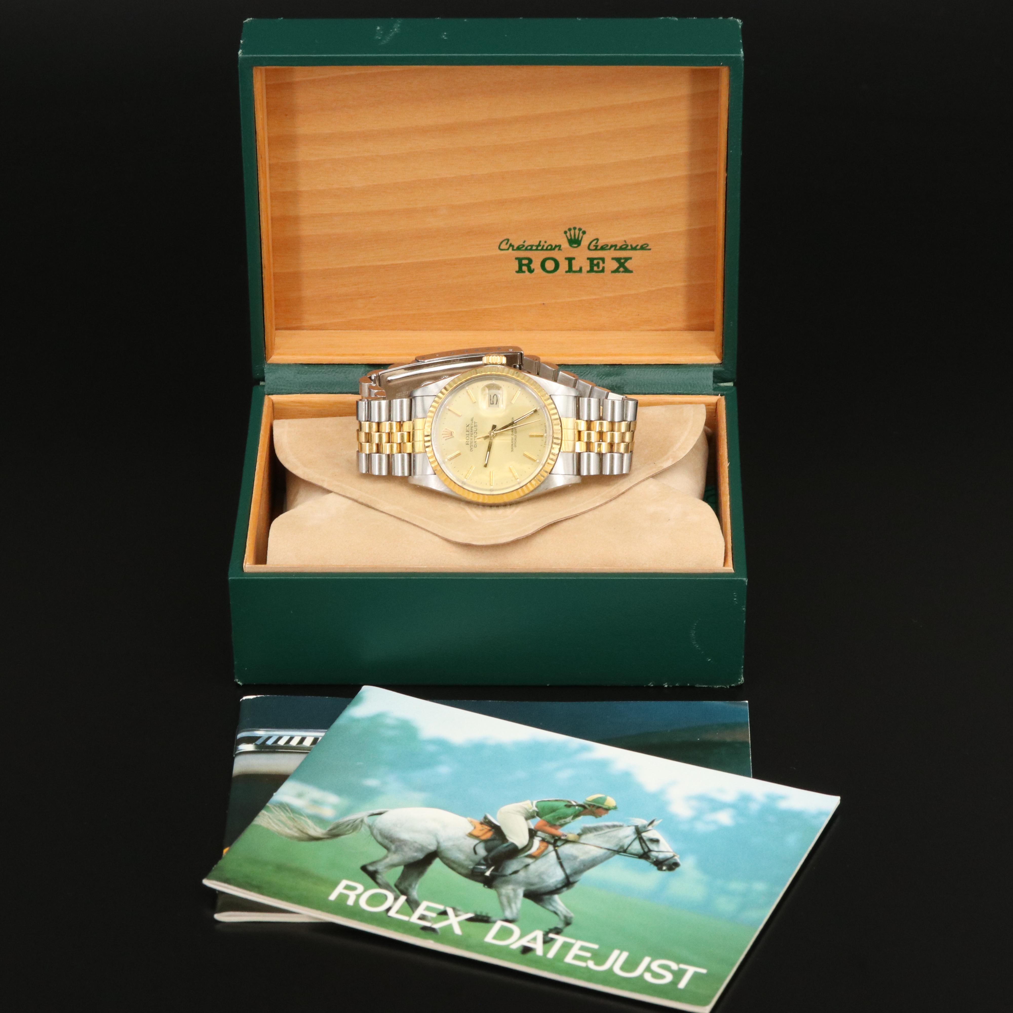 1986 Rolex Oyster Perpetual Datejust Watch