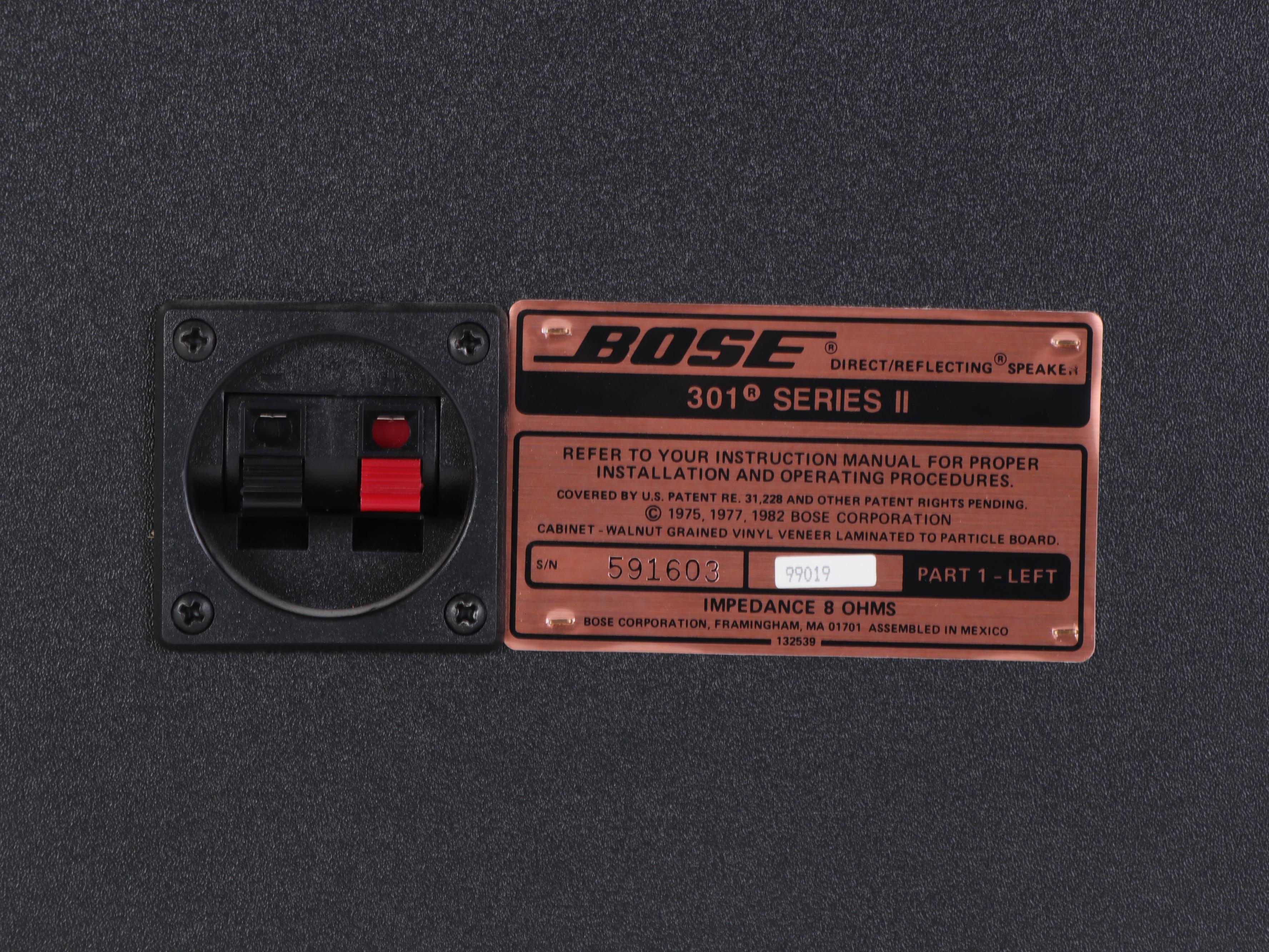 Bose 301 Series II Speaker Pair