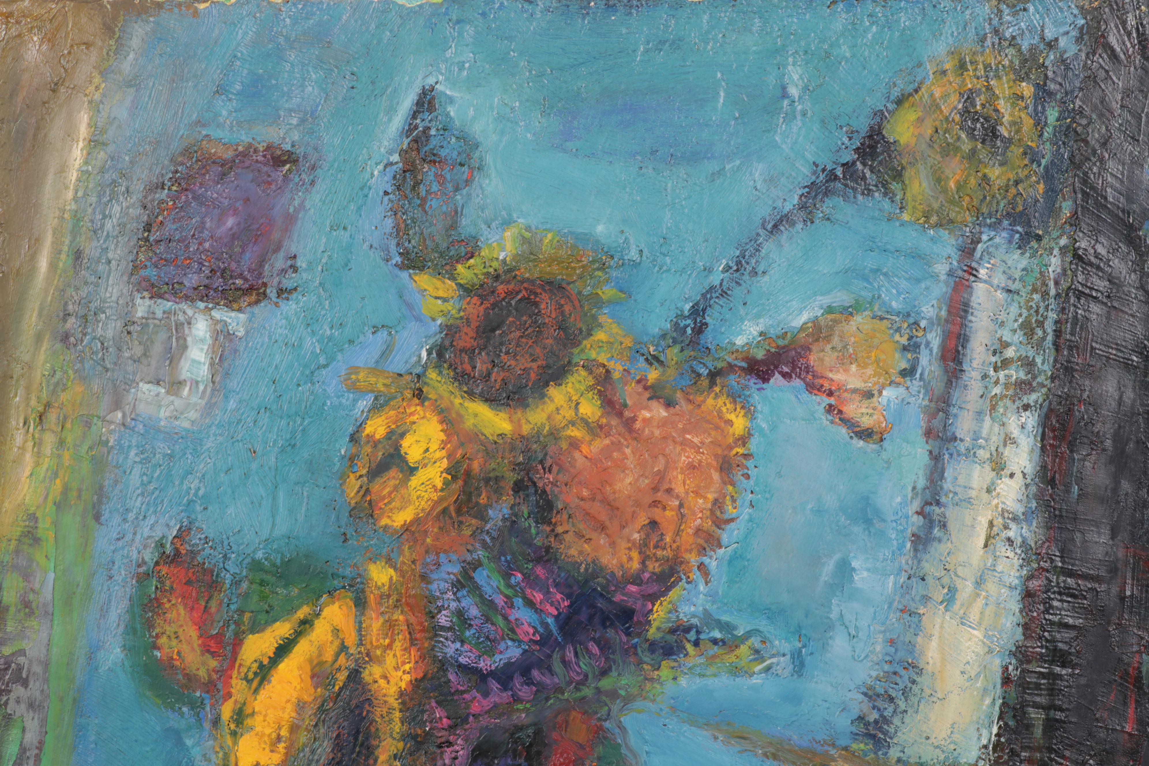 Jean Volang Still Life Oil Painting "Fleurs"