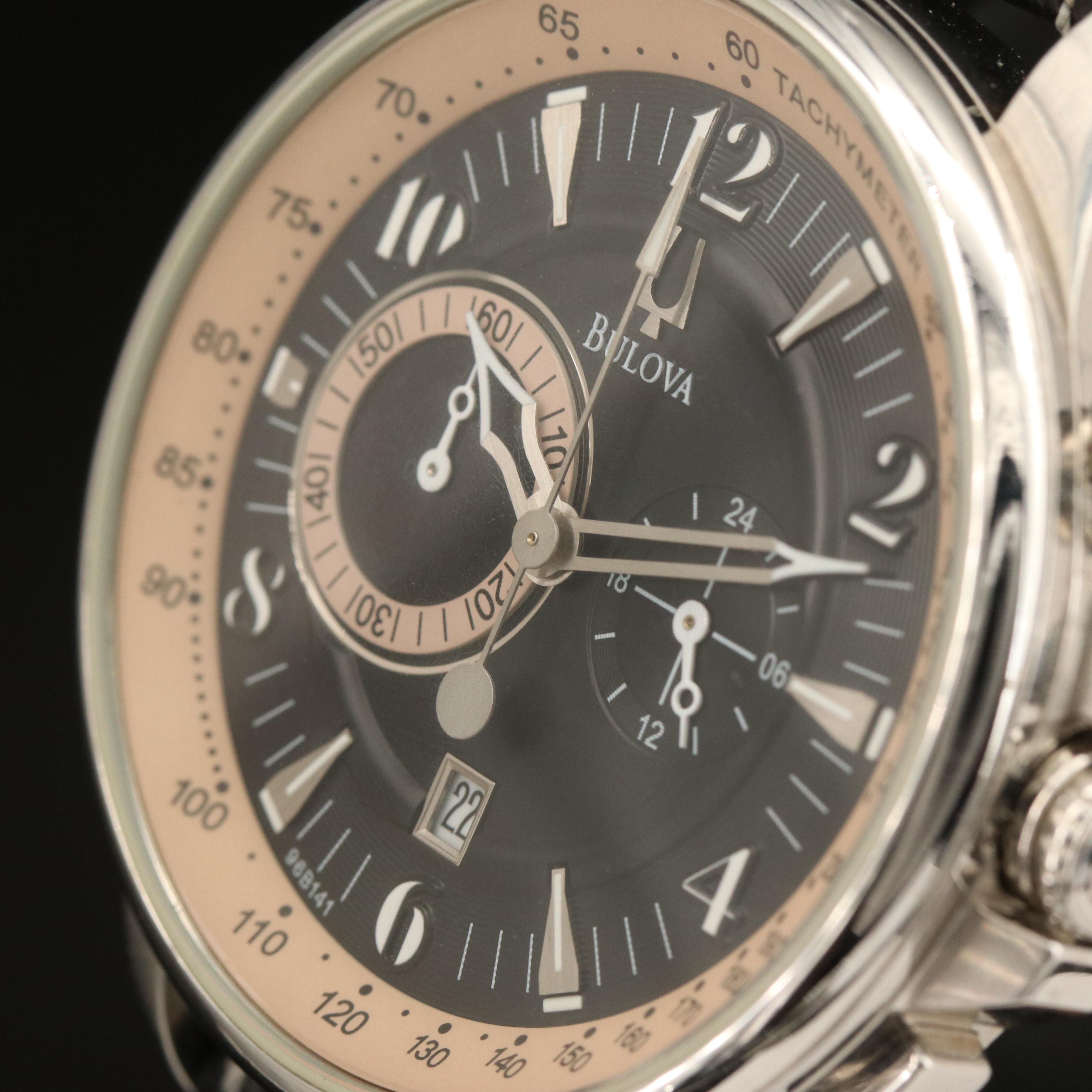 Bulova Stainless Steel Adventurer Chronograph Watch