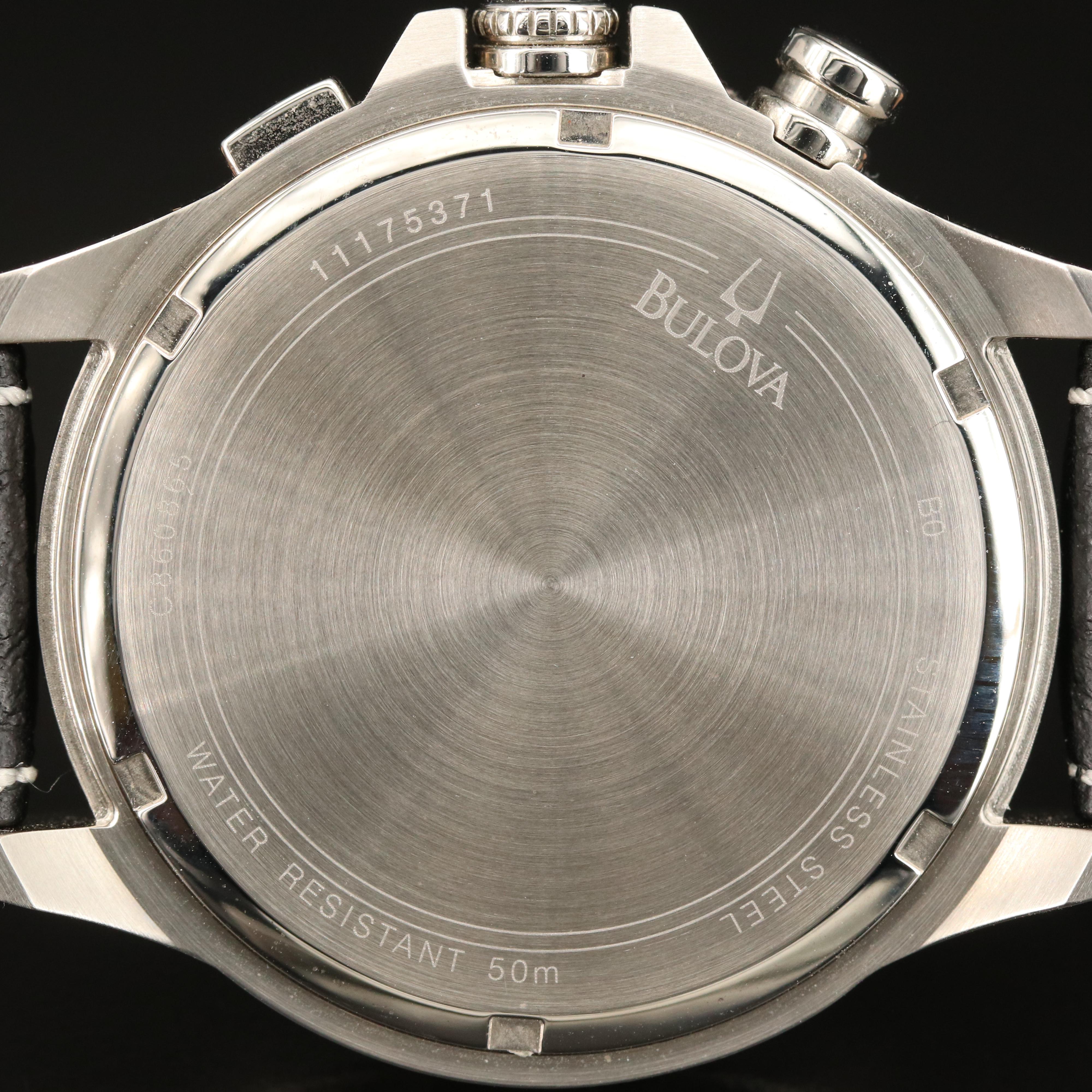 Bulova Stainless Steel Adventurer Chronograph Watch