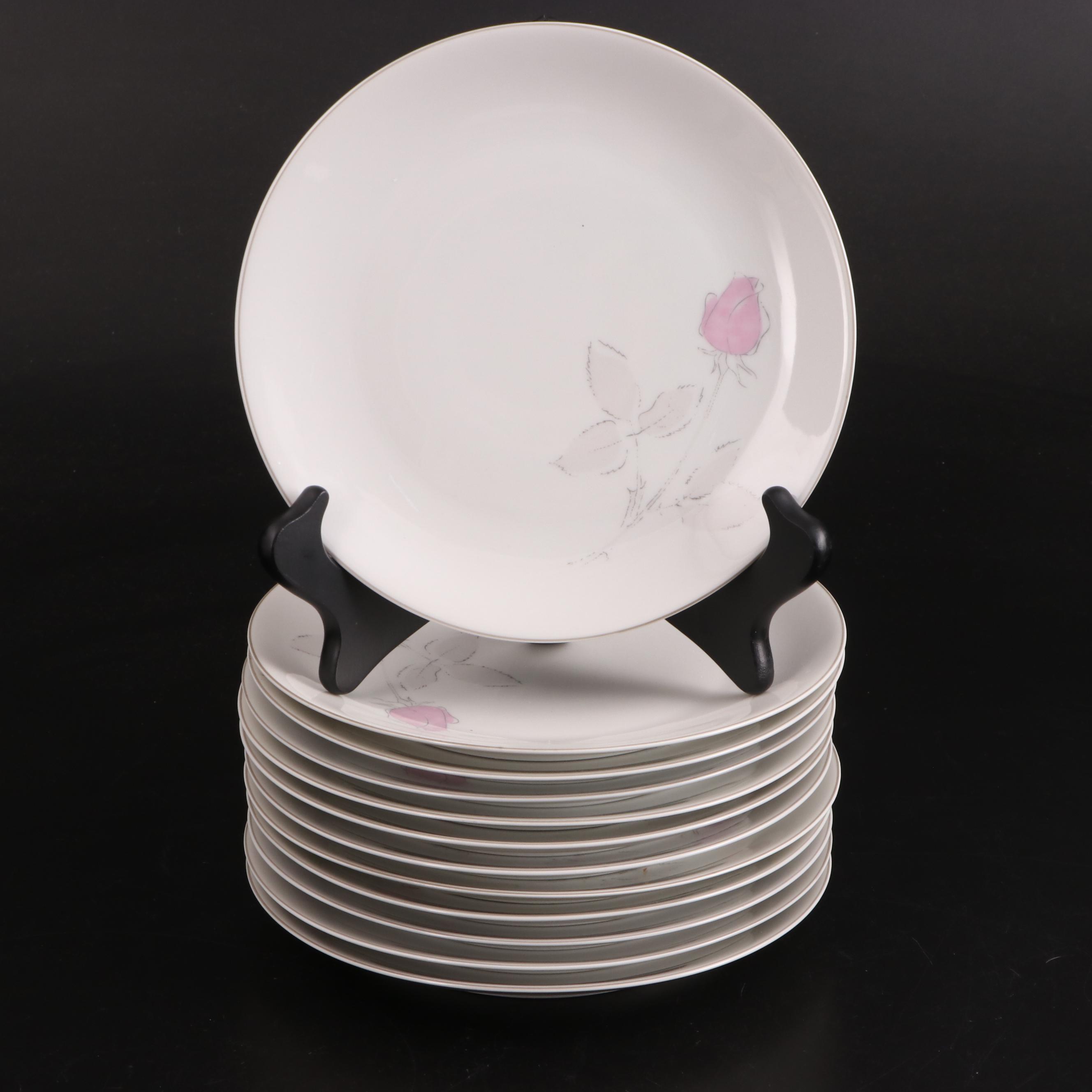 Arzberg Floral Porcelain Tea Set, Mid-20th Century