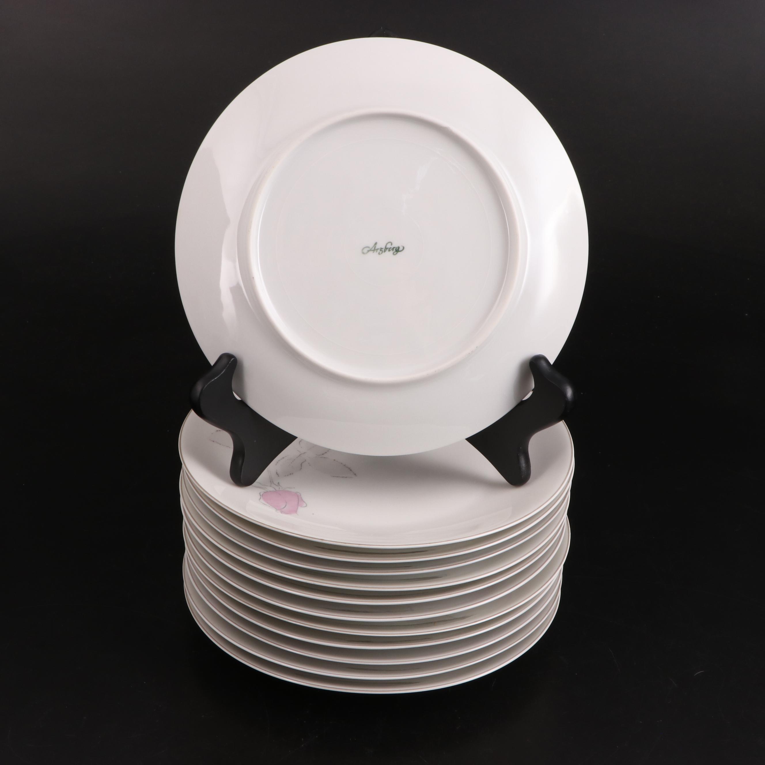 Arzberg Floral Porcelain Tea Set, Mid-20th Century