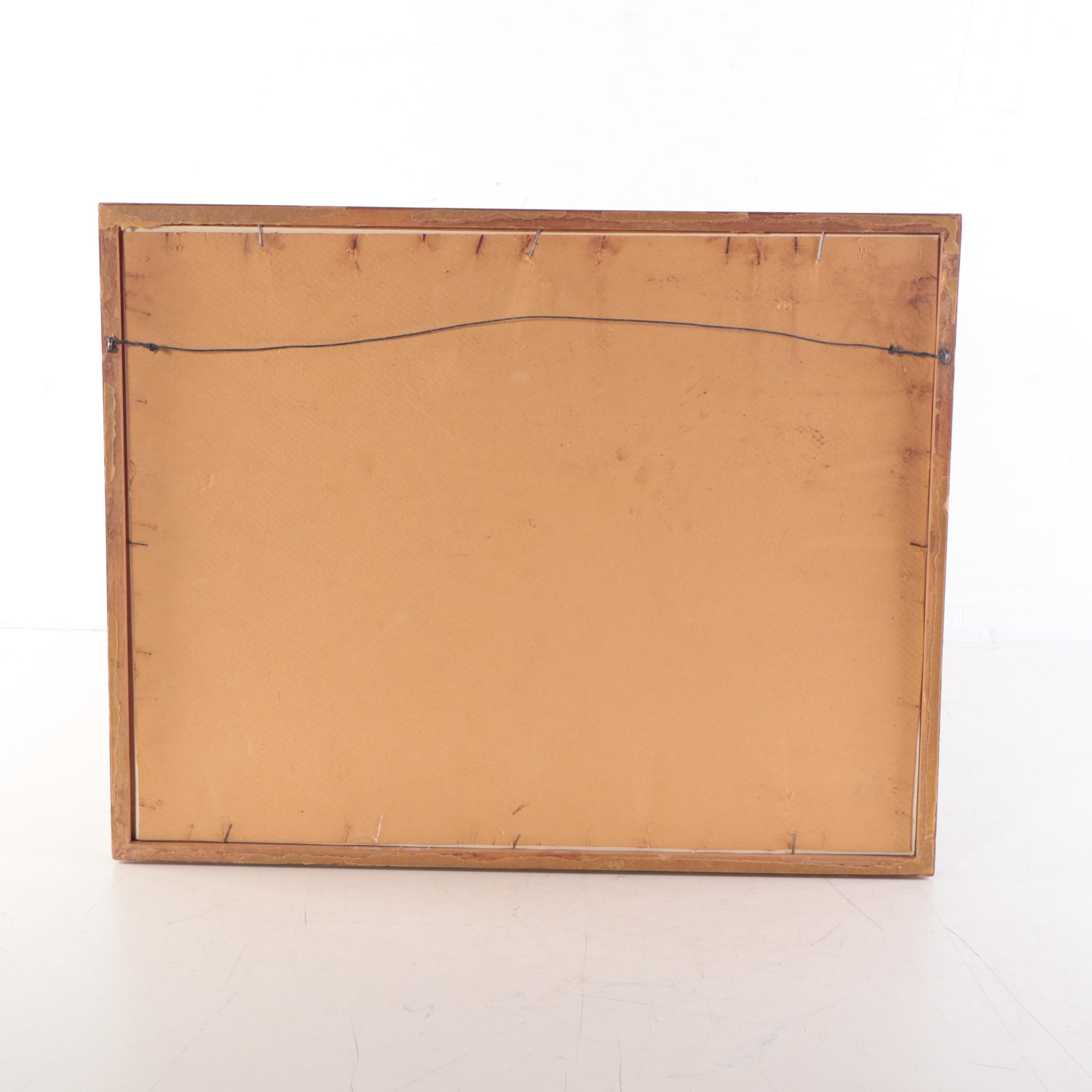 Henry Martin Gasser Watercolor Painting of Homestead