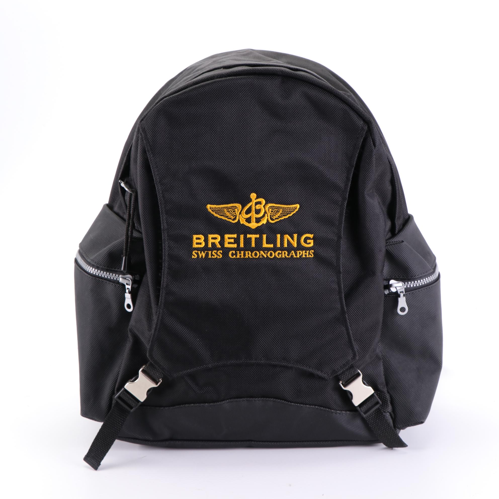 Breitling Swiss Chronograph Backpack and Rolex Promotional Briefcase