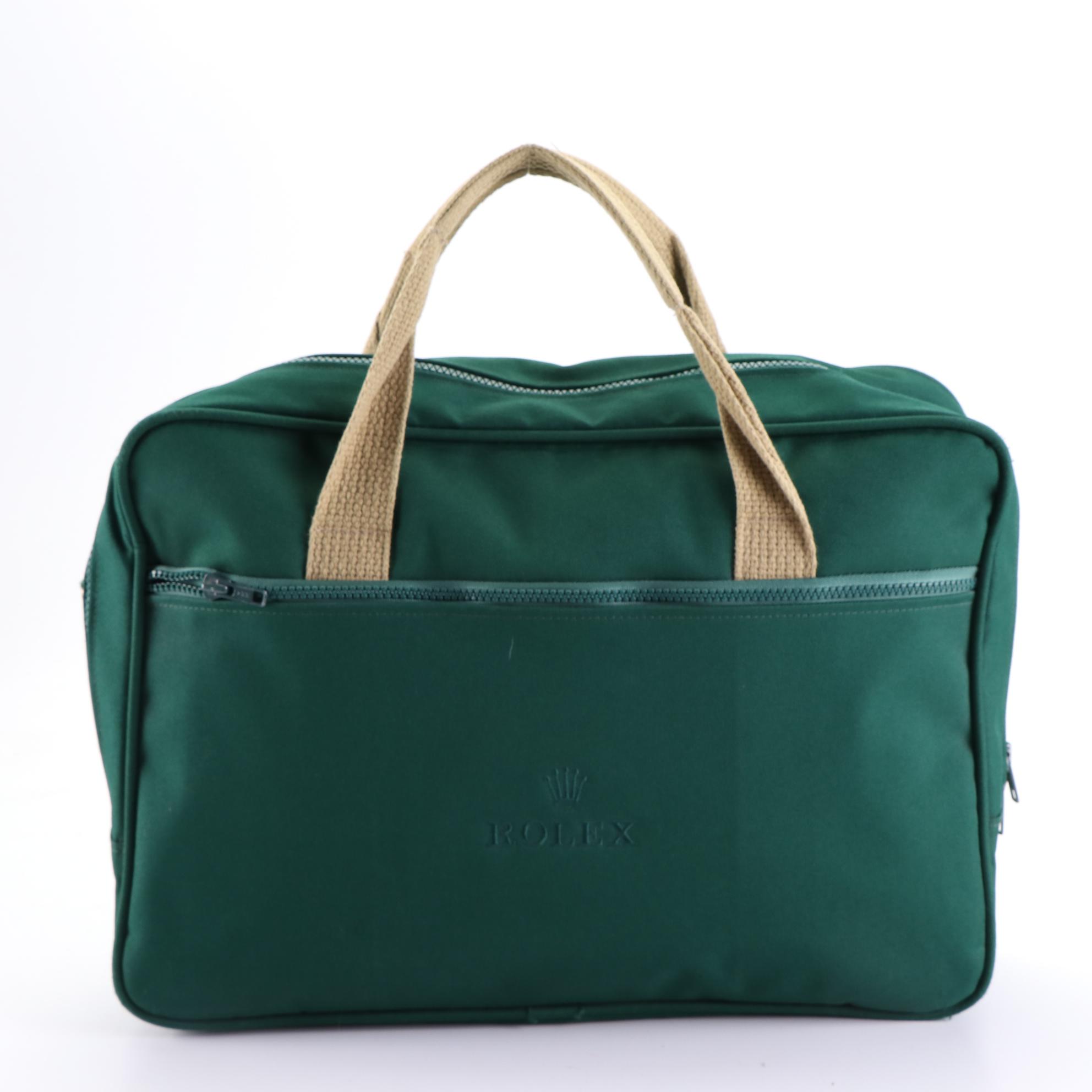 Breitling Swiss Chronograph Backpack and Rolex Promotional Briefcase