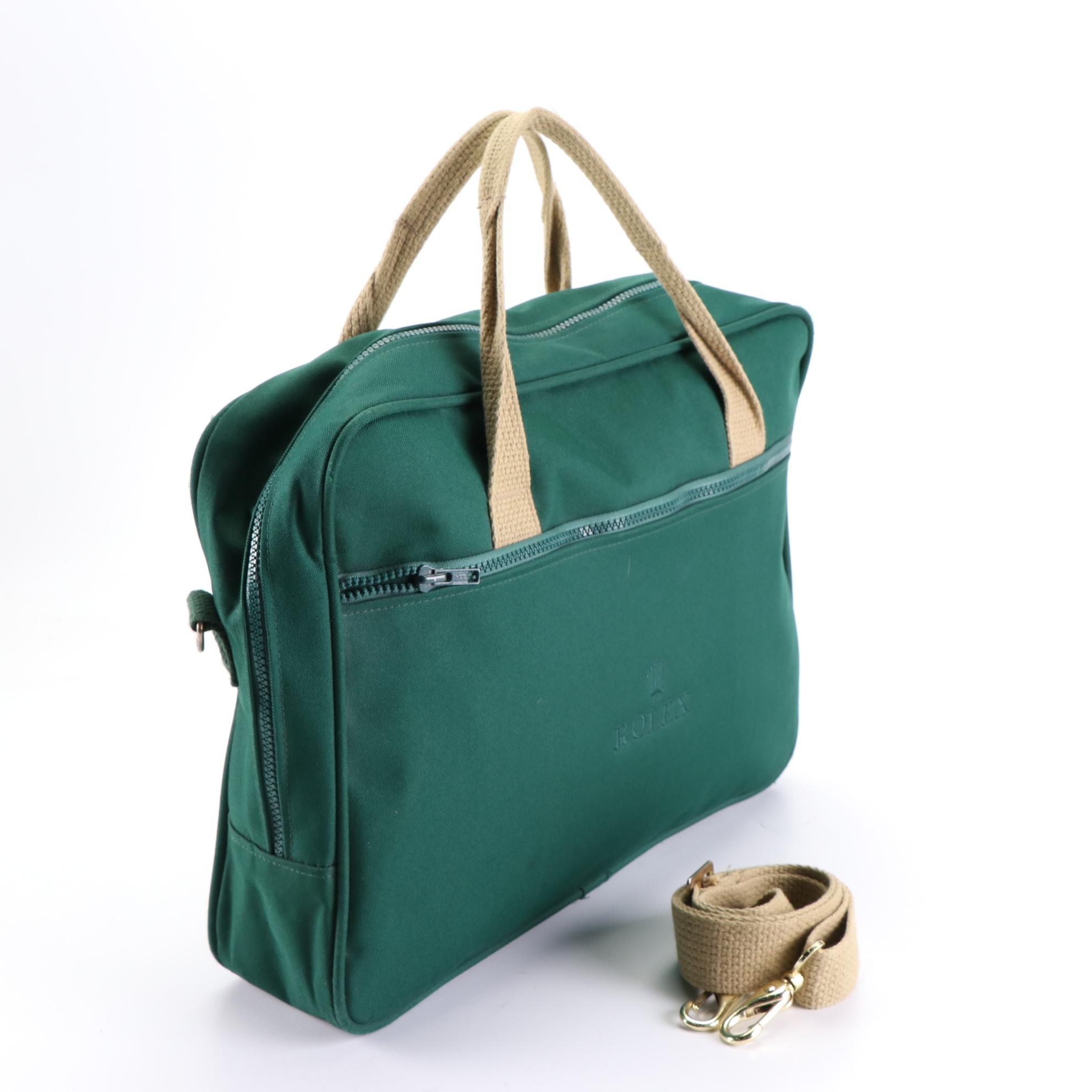 Breitling Swiss Chronograph Backpack and Rolex Promotional Briefcase