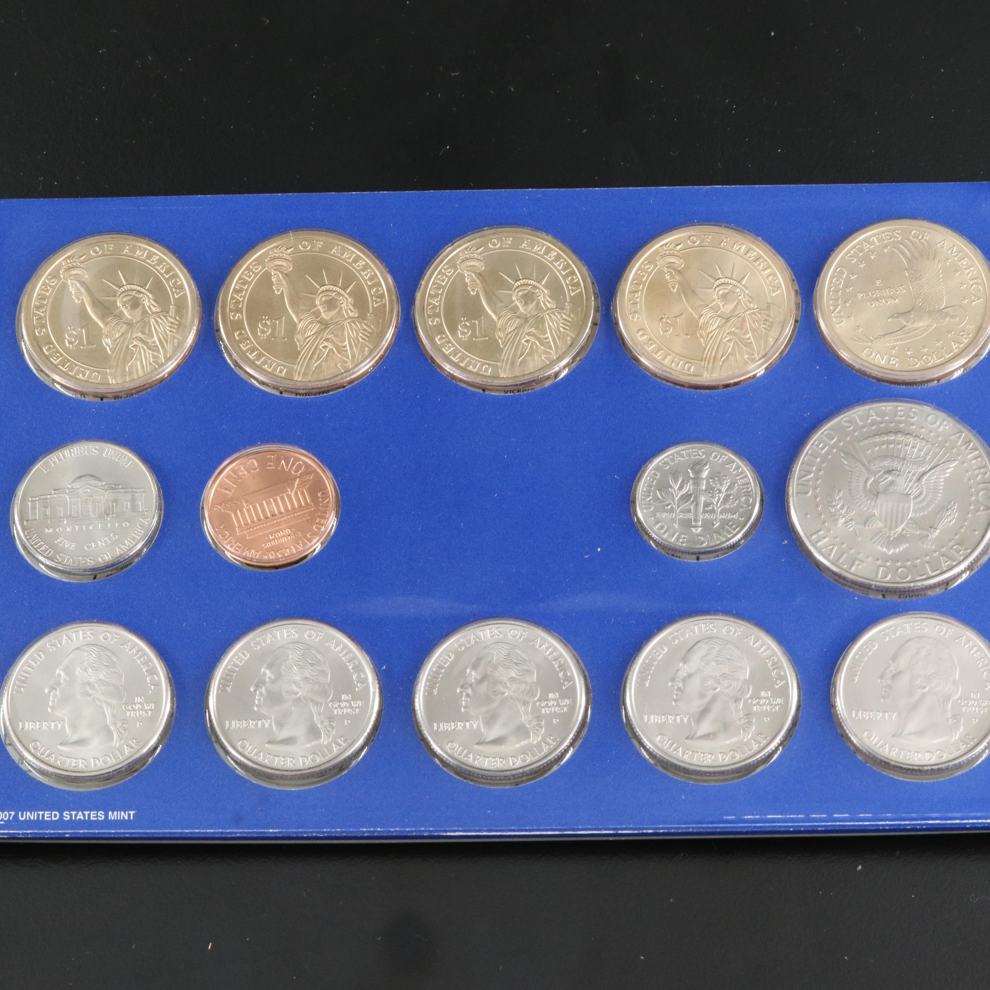 Six U.S. Mint Uncirculated Sets