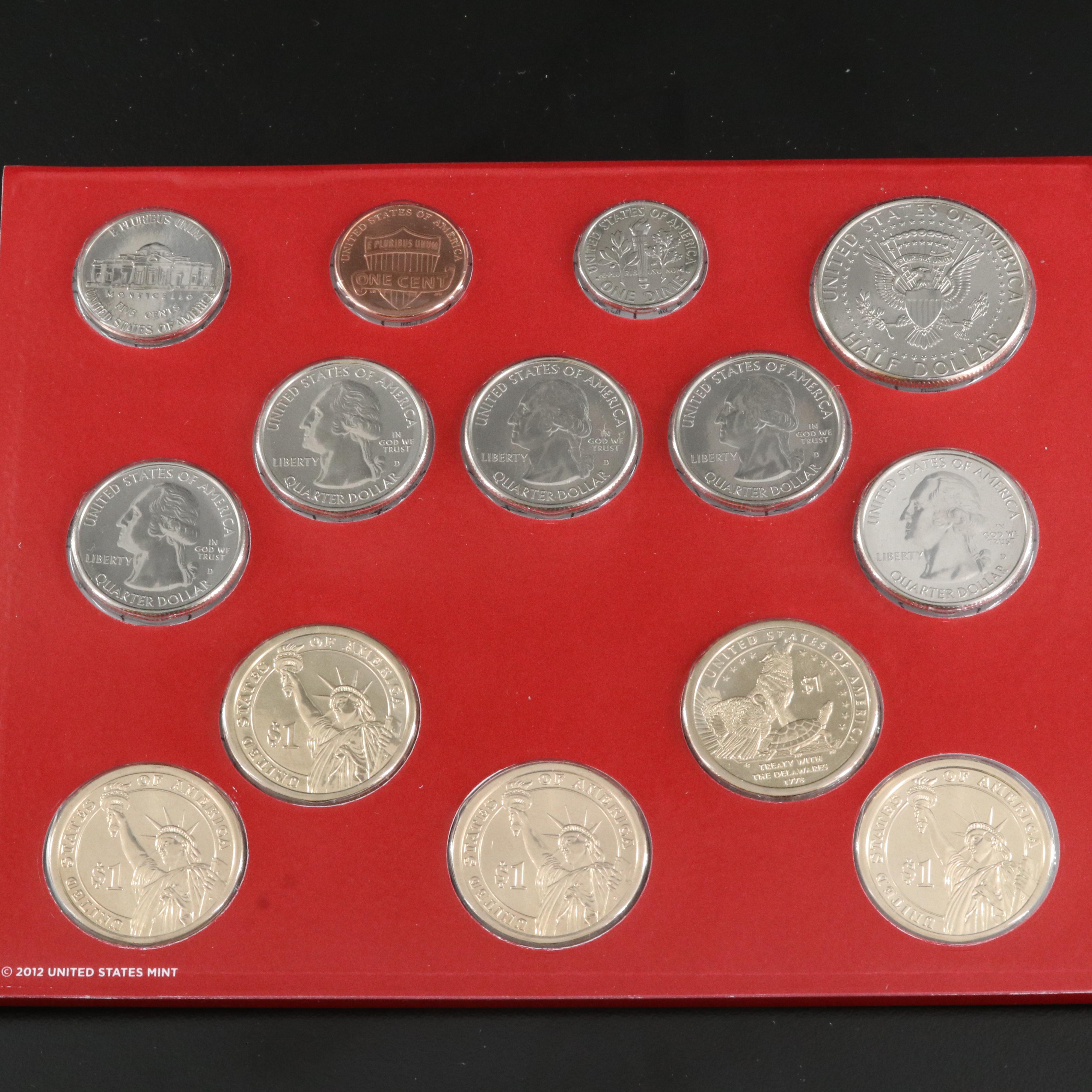 Six U.S. Mint Uncirculated Sets