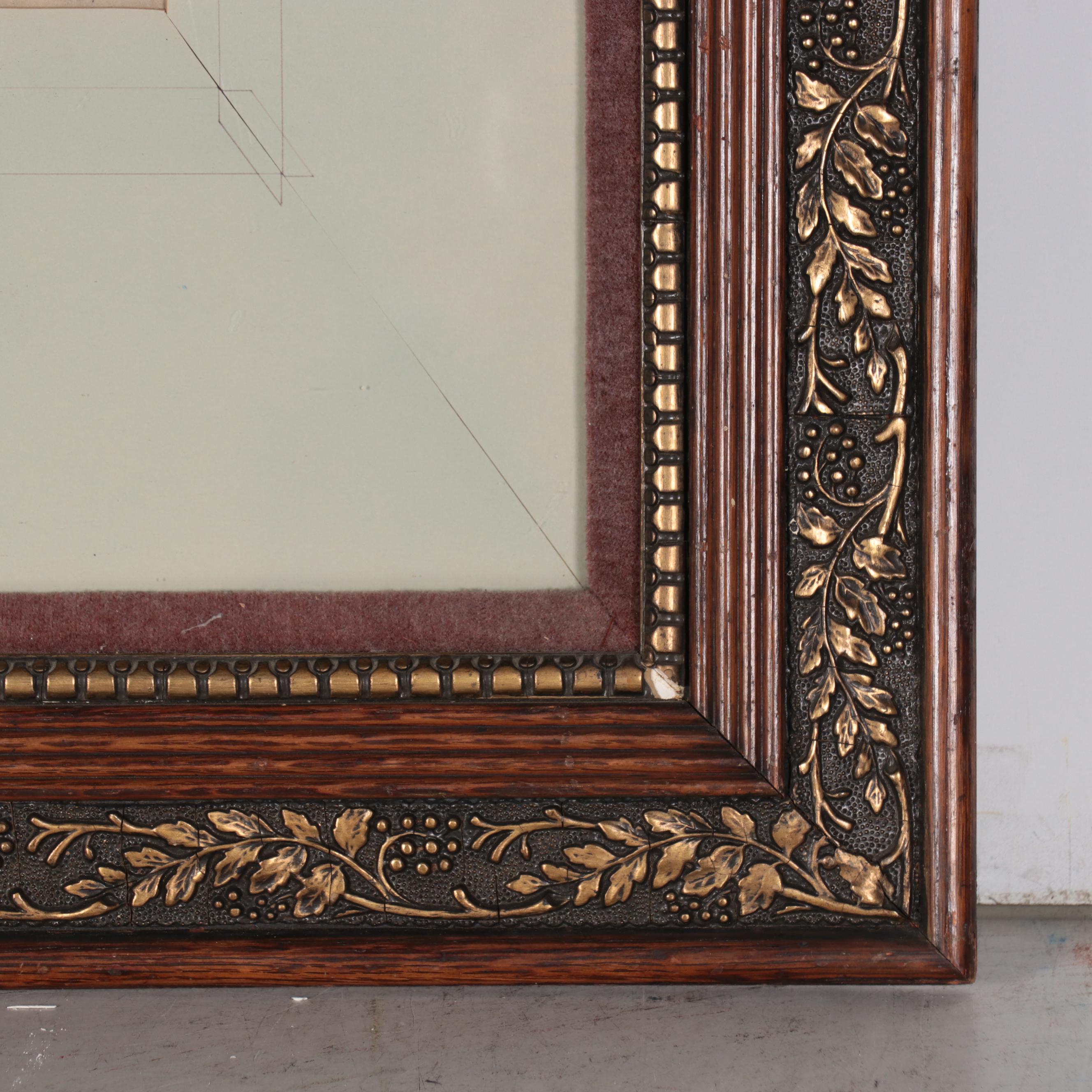 Engraving After Samuel Edmund Waller "The Day of Reckoning," 1884