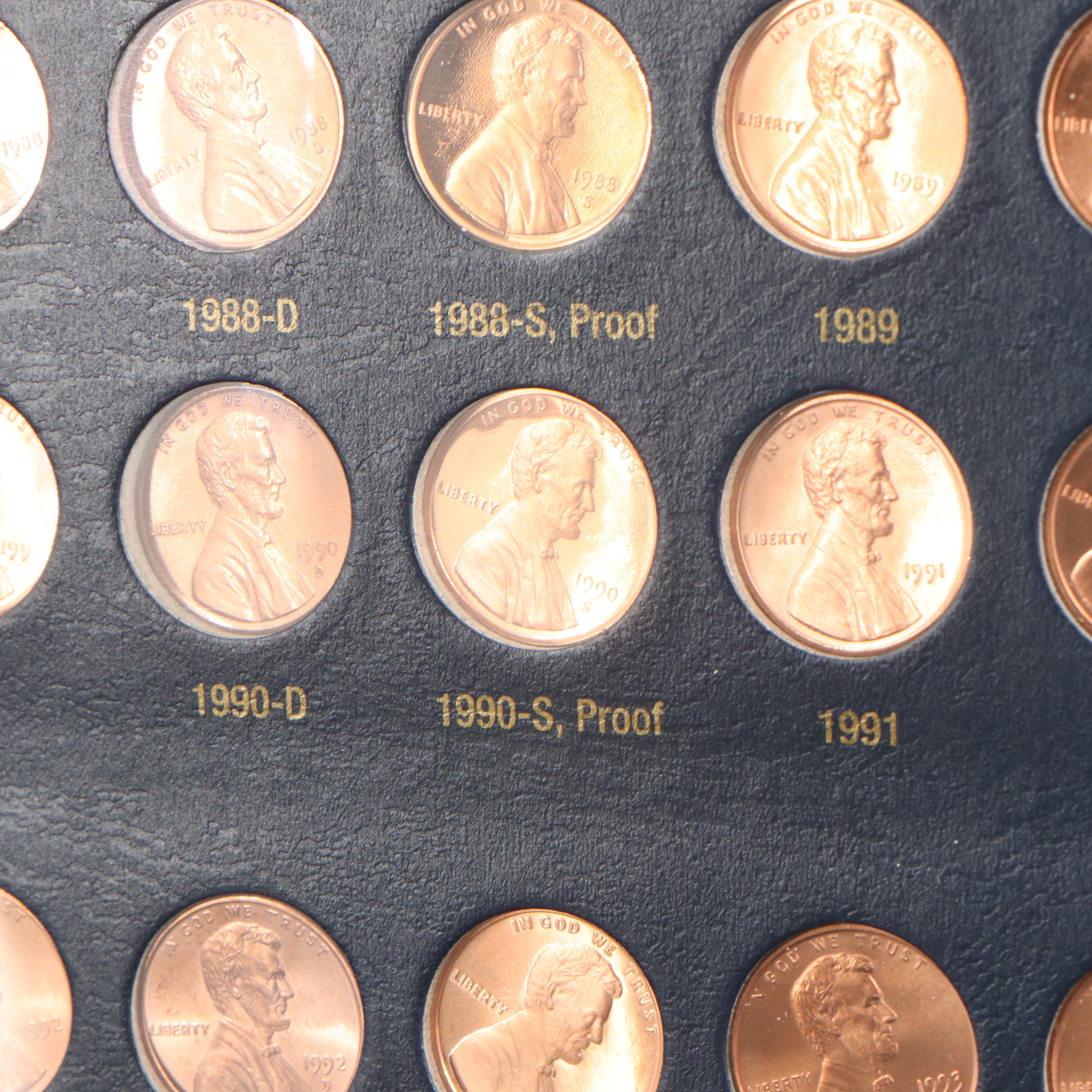 Lincoln Cent Collection Complete from 1935-1995 in a Whitman Coin Album