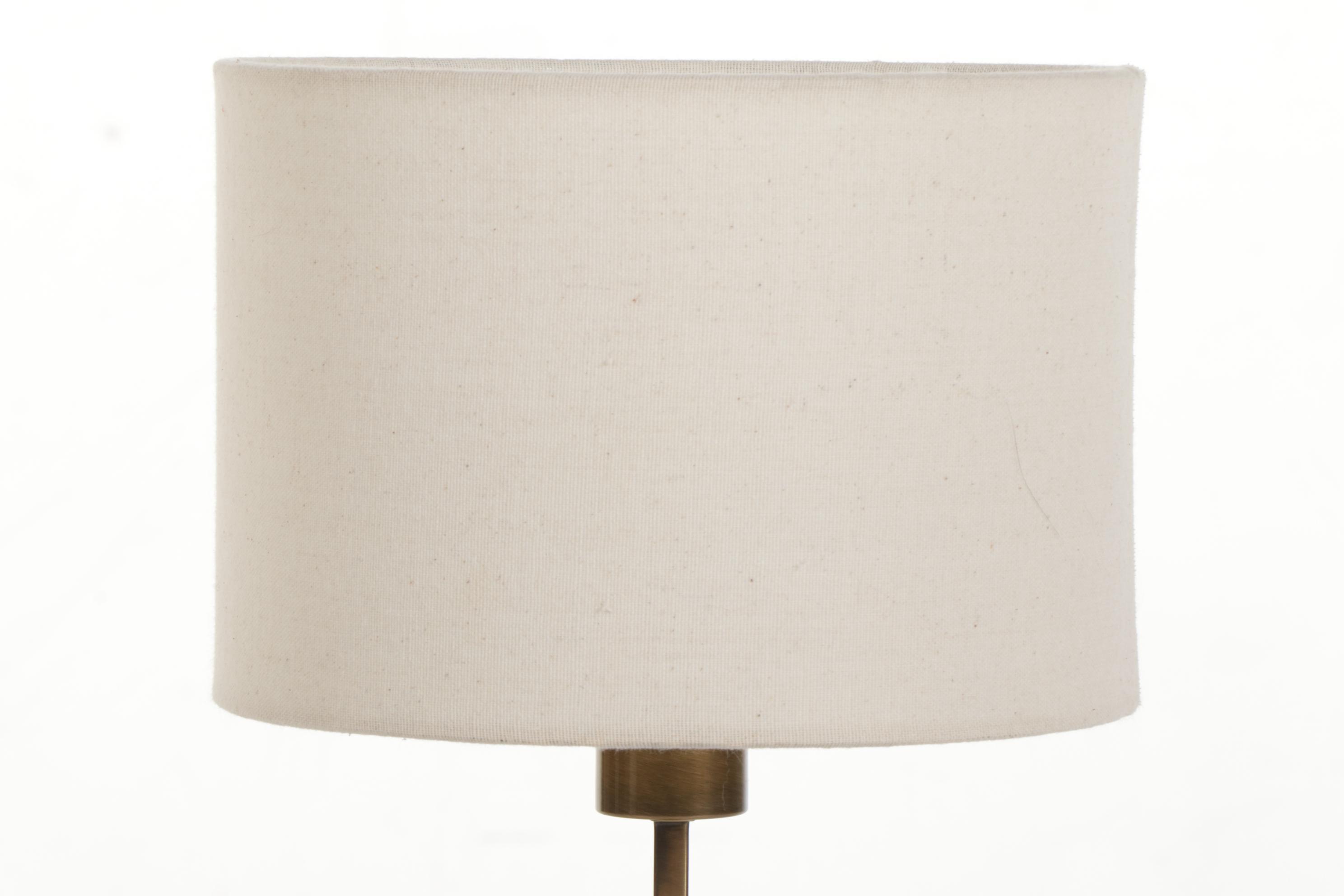 Pair of Uttermost Brass and Acrylic Table Lamps, Contemporary