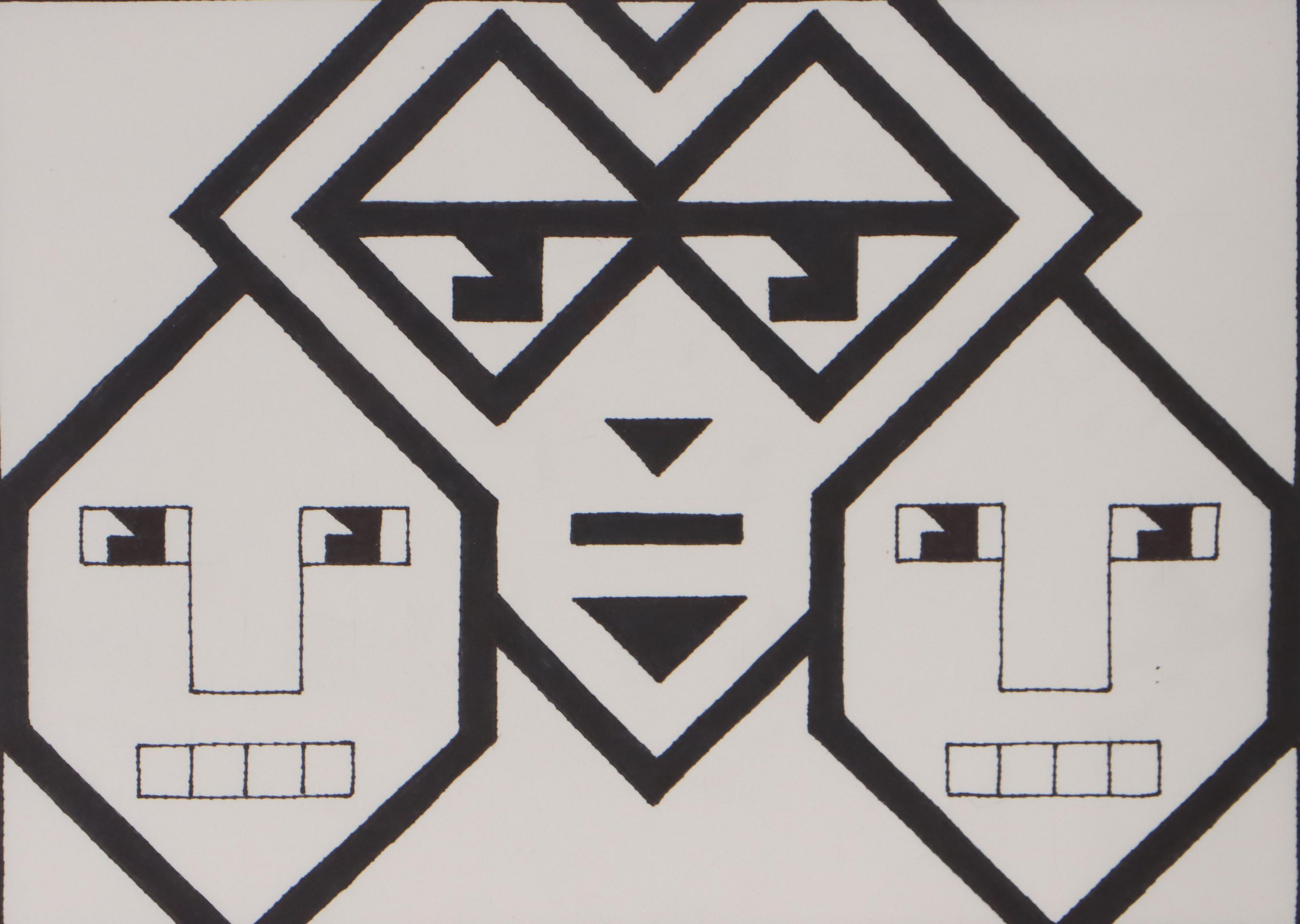 Jerry Kellems Ink Drawing, 1999