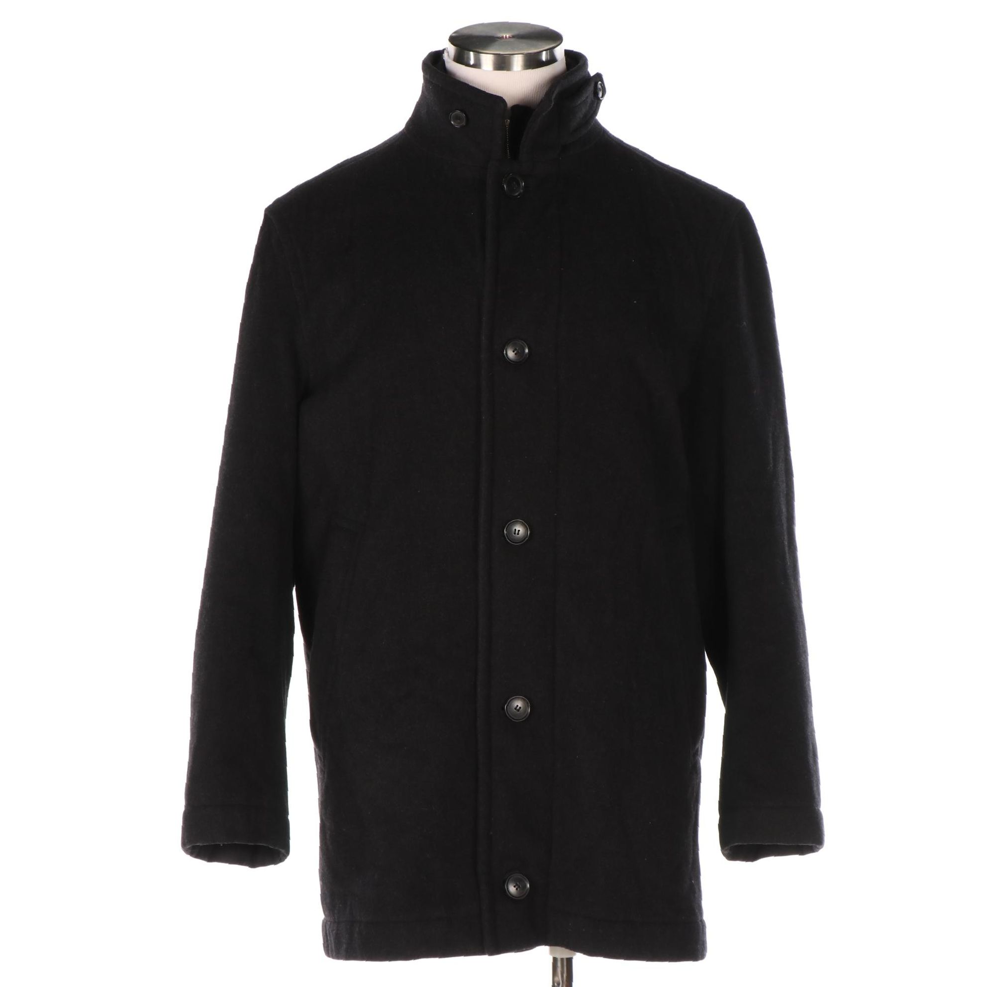 Men's BOSS Hugo Boss Zipper Front Overcoat