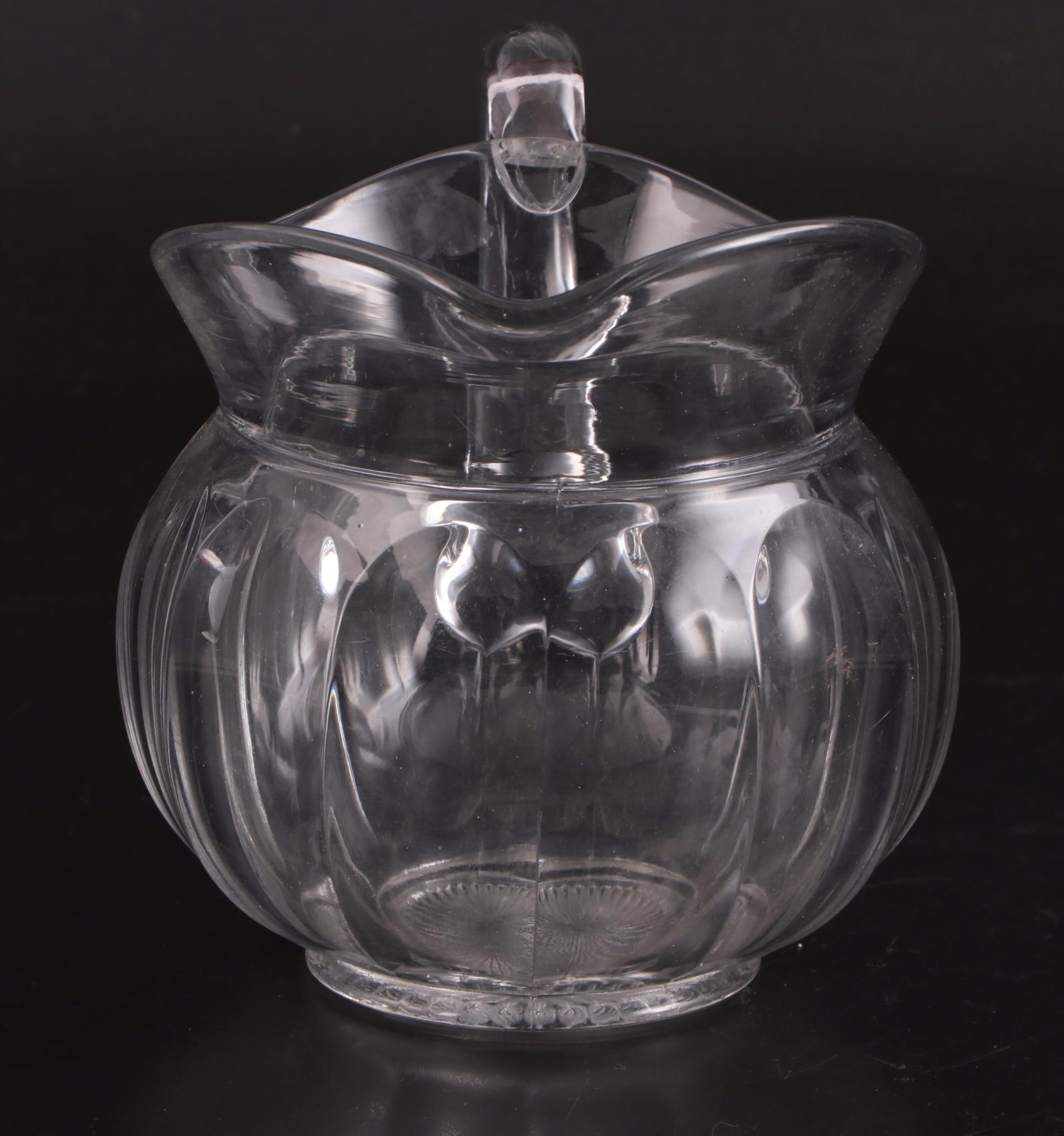 Heisey "Colonial Clear" Glass Pitcher, Early to Mid-20th Century