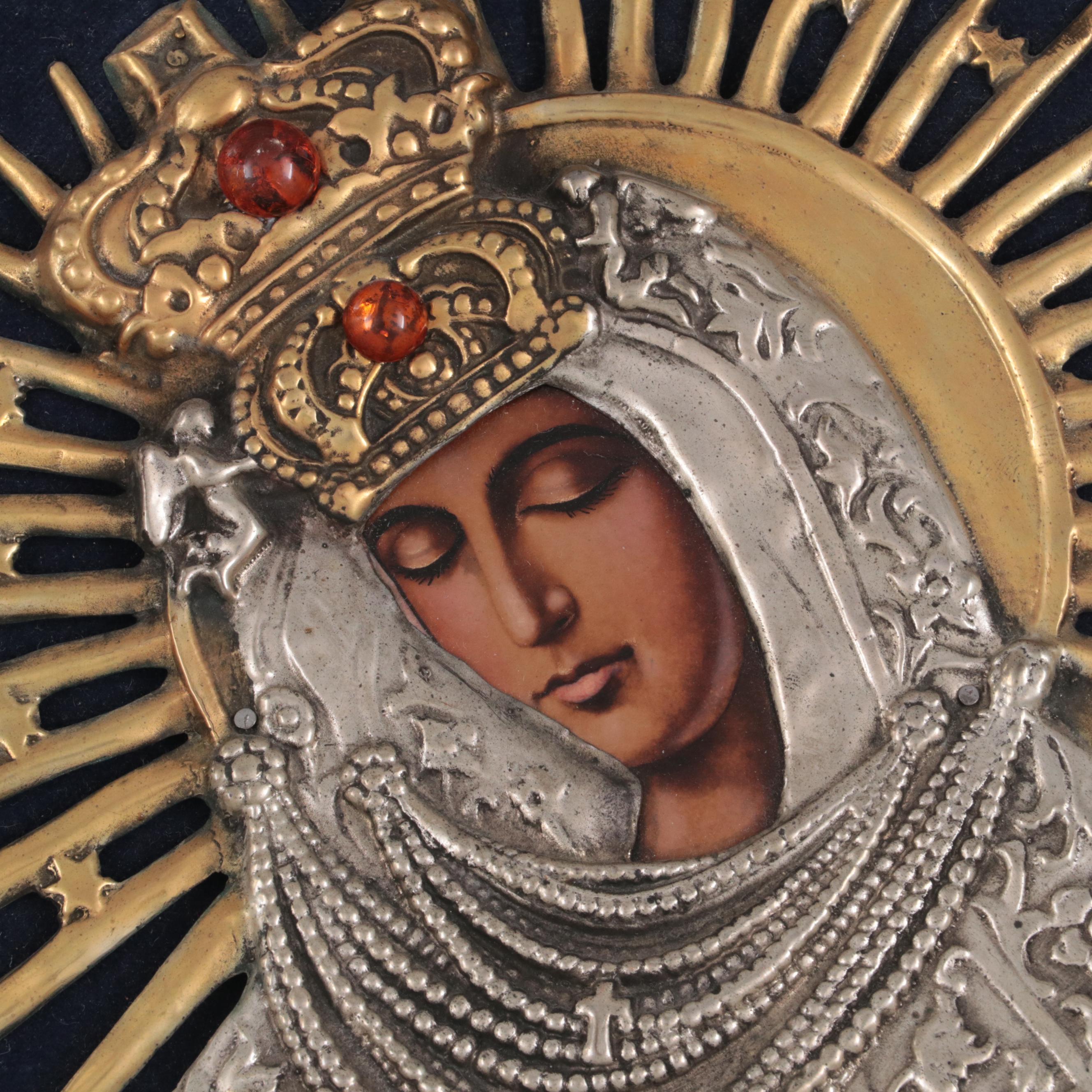 Orthodox Icon of "Our Lady of Ostra Brama", Vilnius, Lithuania