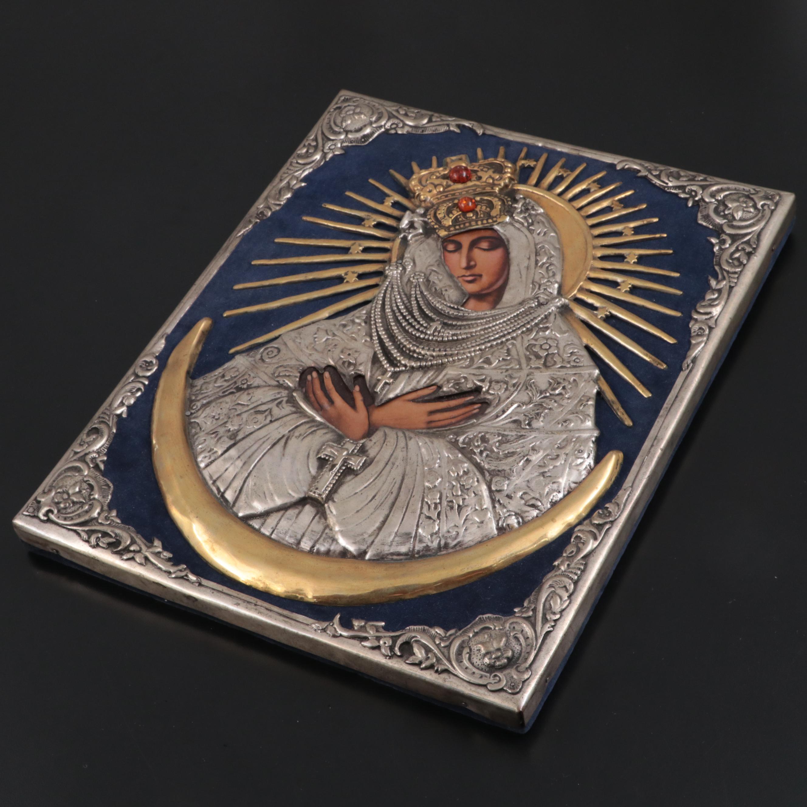 Orthodox Icon of "Our Lady of Ostra Brama", Vilnius, Lithuania