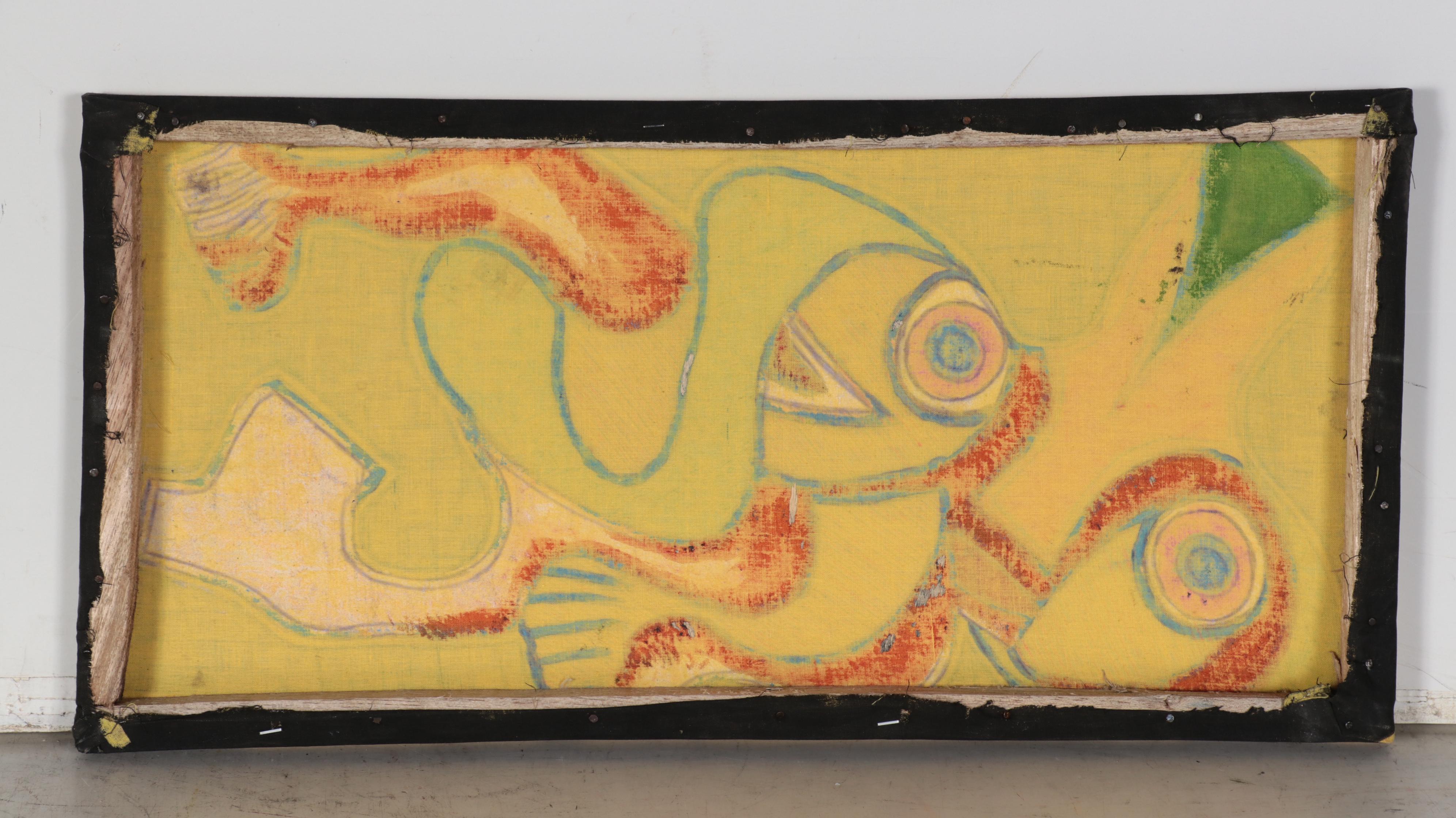 Kayode Buraimoh Mixed Media Painting, 2013