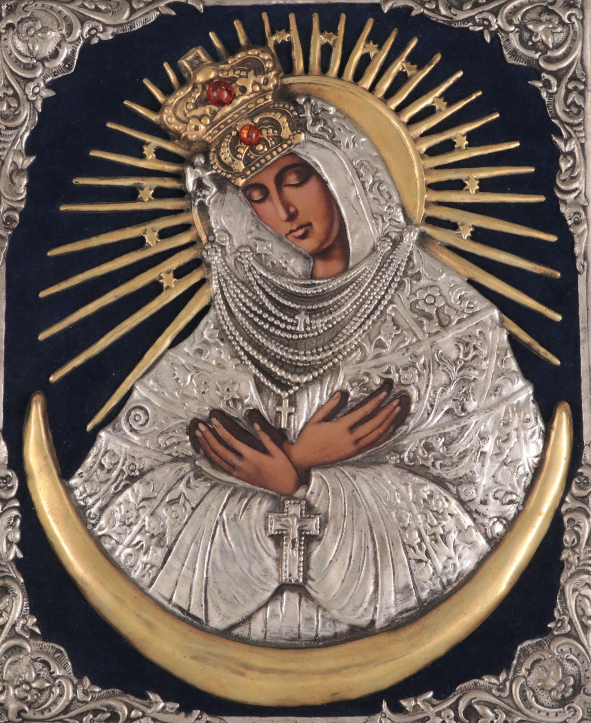 Orthodox Icon of "Our Lady of Ostra Brama", Vilnius, Lithuania