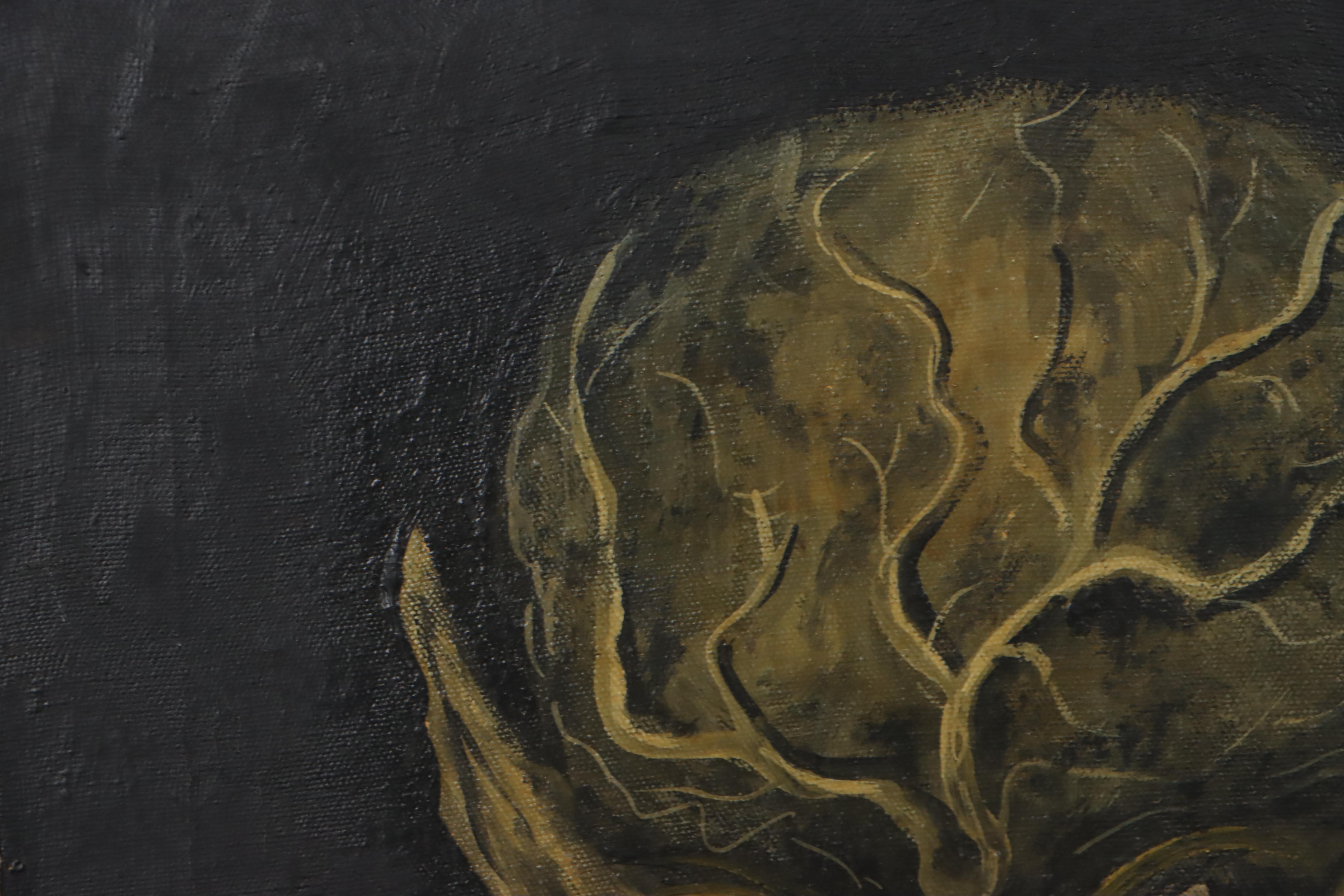 Leonard Fornalik Oil Painting "Invasion of the Saucer-men"