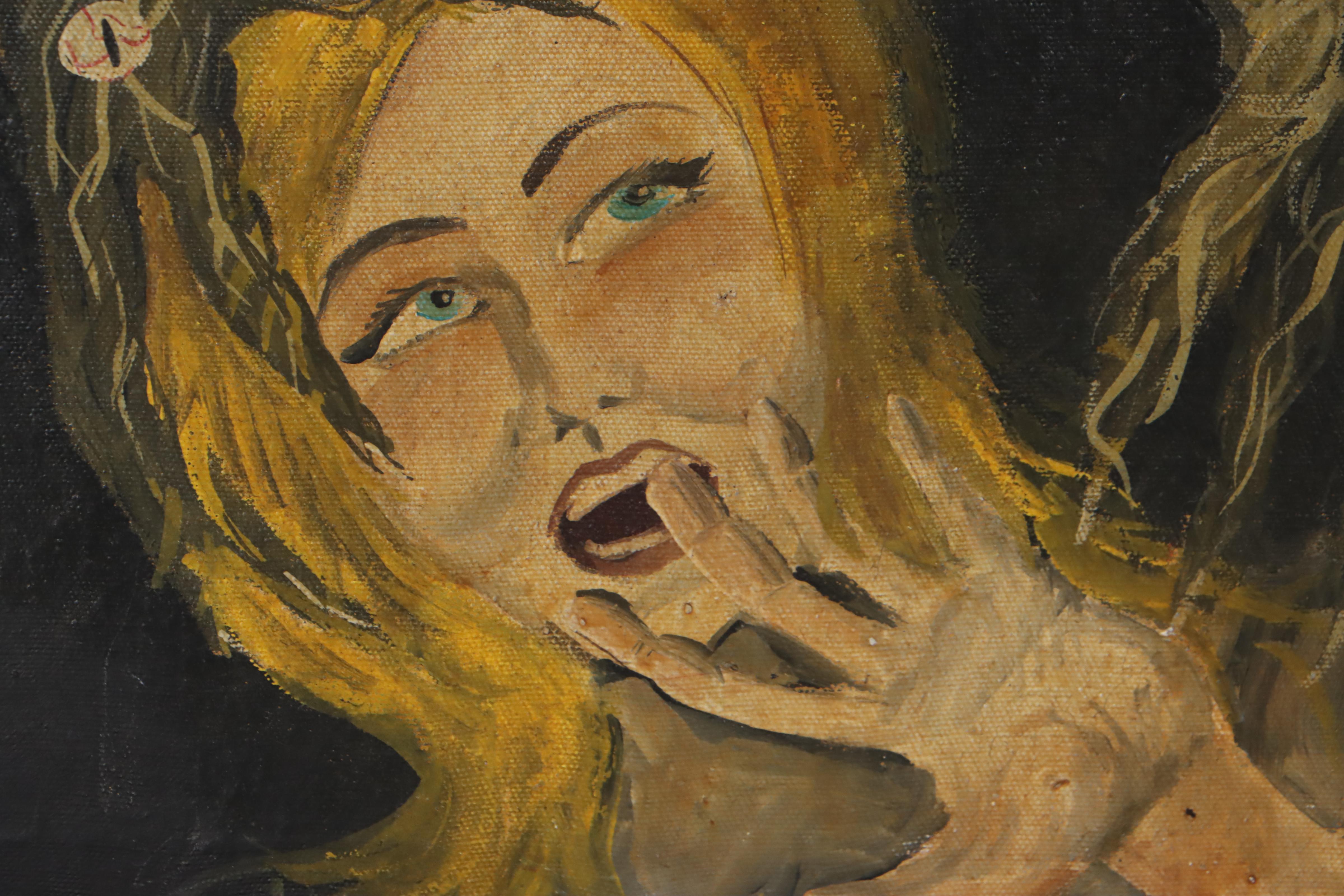 Leonard Fornalik Oil Painting "Invasion of the Saucer-men"