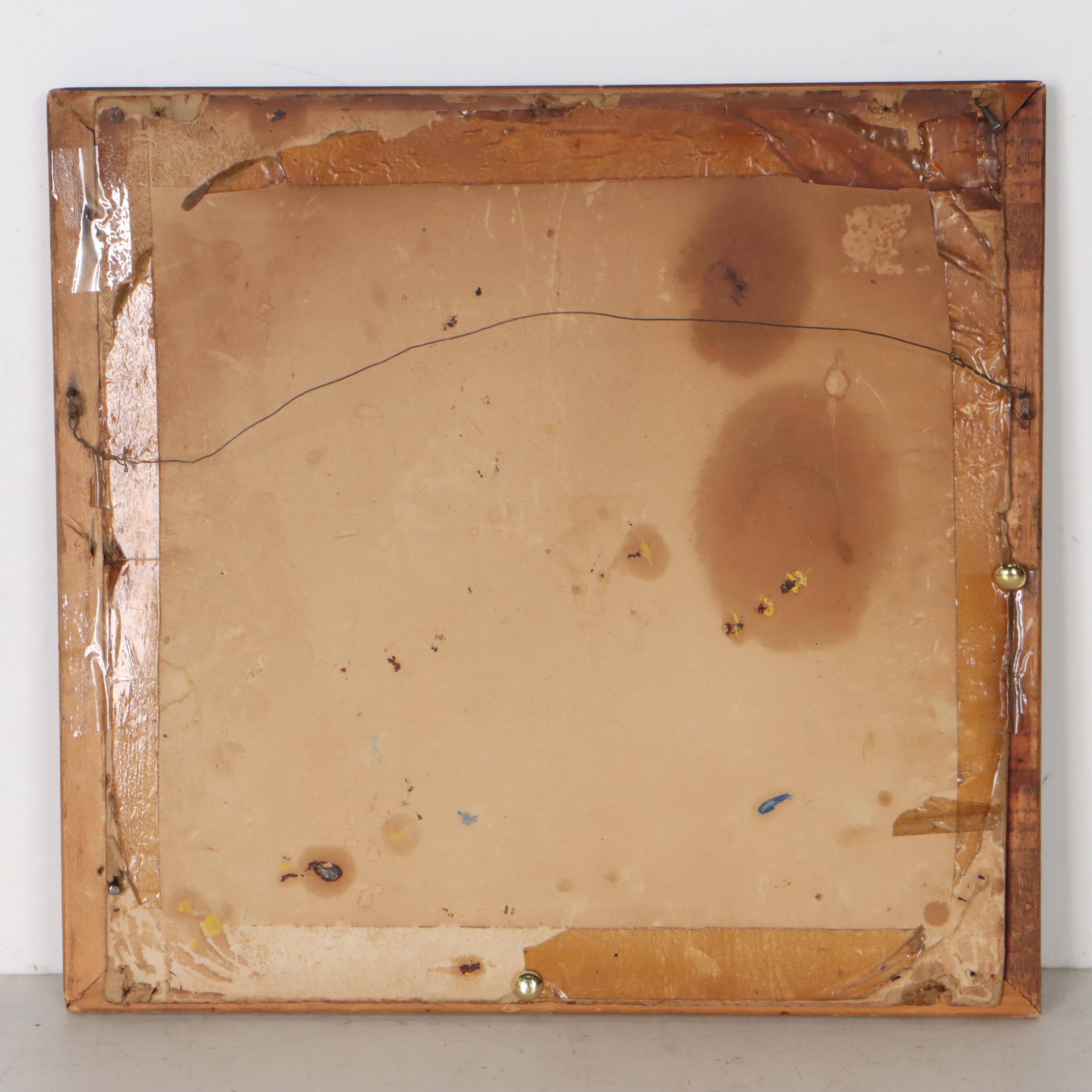 Helen Thomas Dranga Oil Painting of Polynesian Wayfinders, Early 20th Century