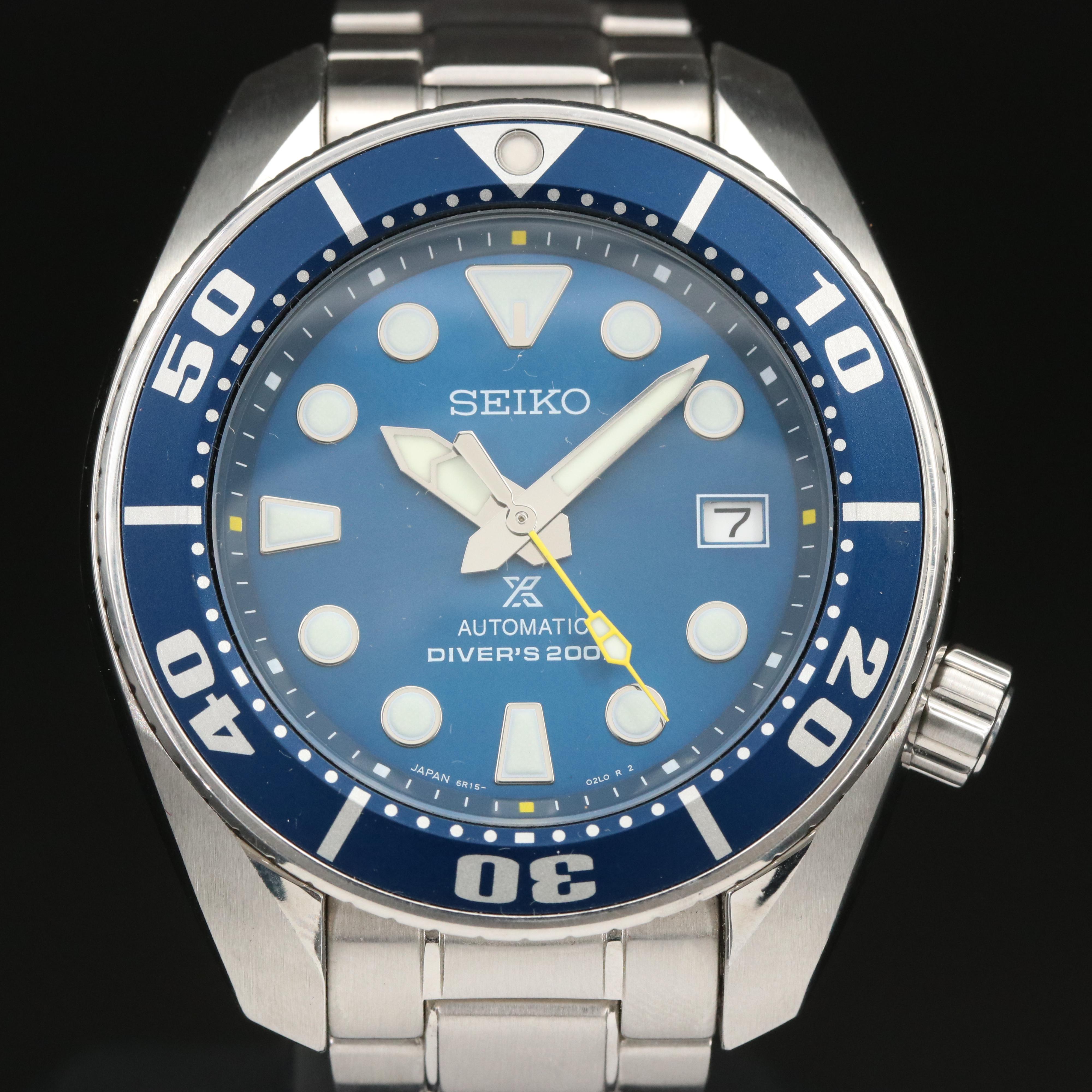 Seiko 200 Meters Diver's Automatic with Date Watch