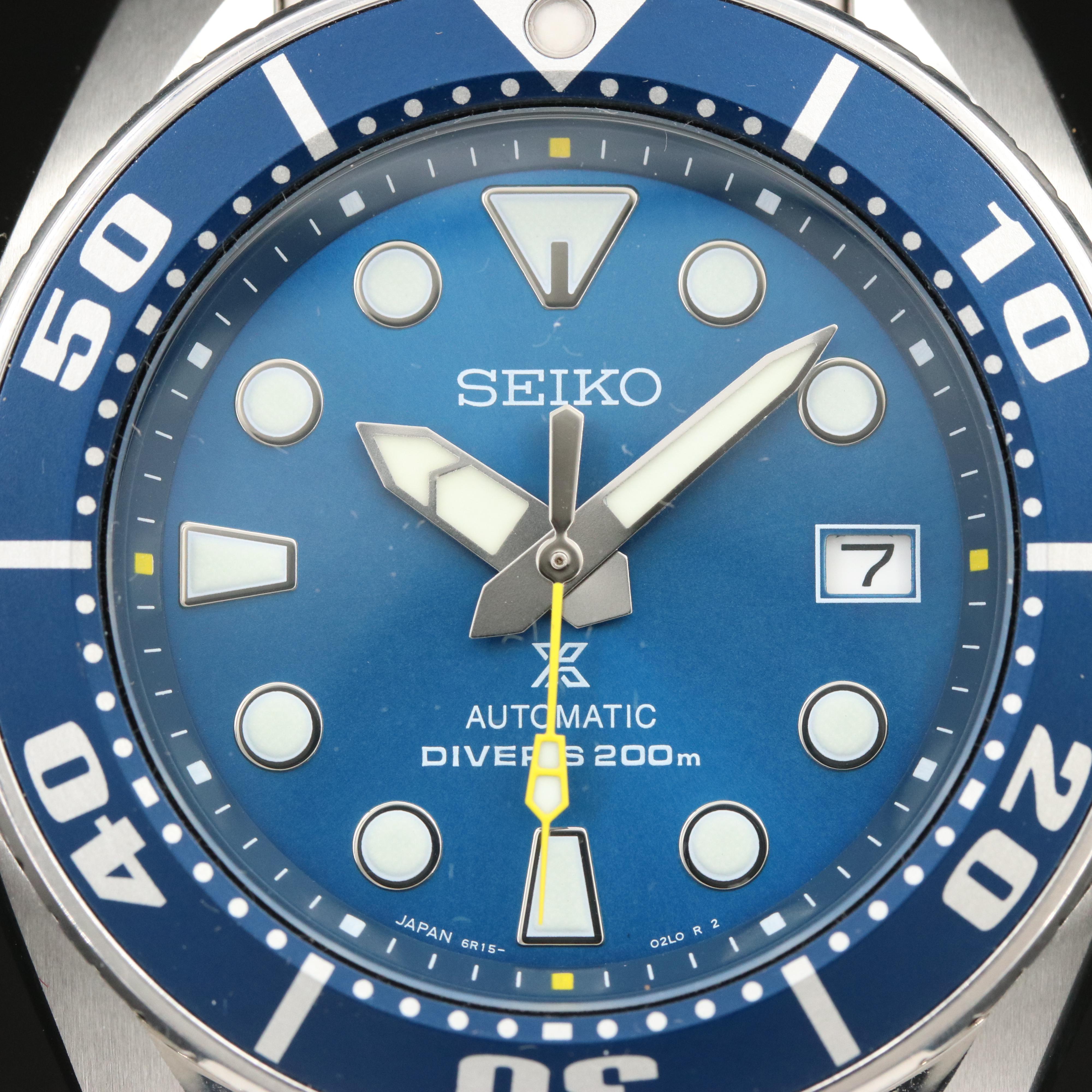 Seiko 200 Meters Diver's Automatic with Date Watch