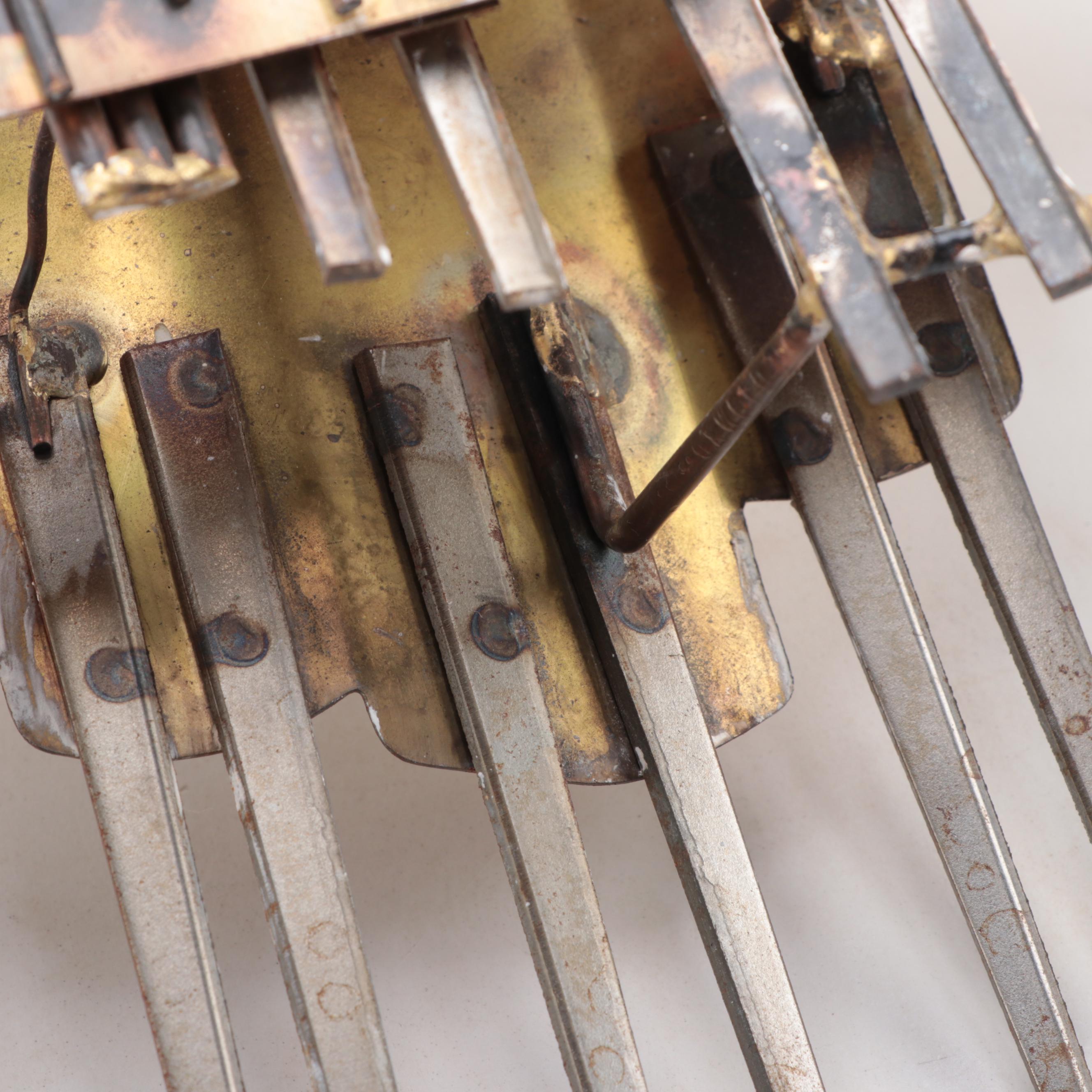 Curtis Jeré Copper and Brass Wall Sculpture