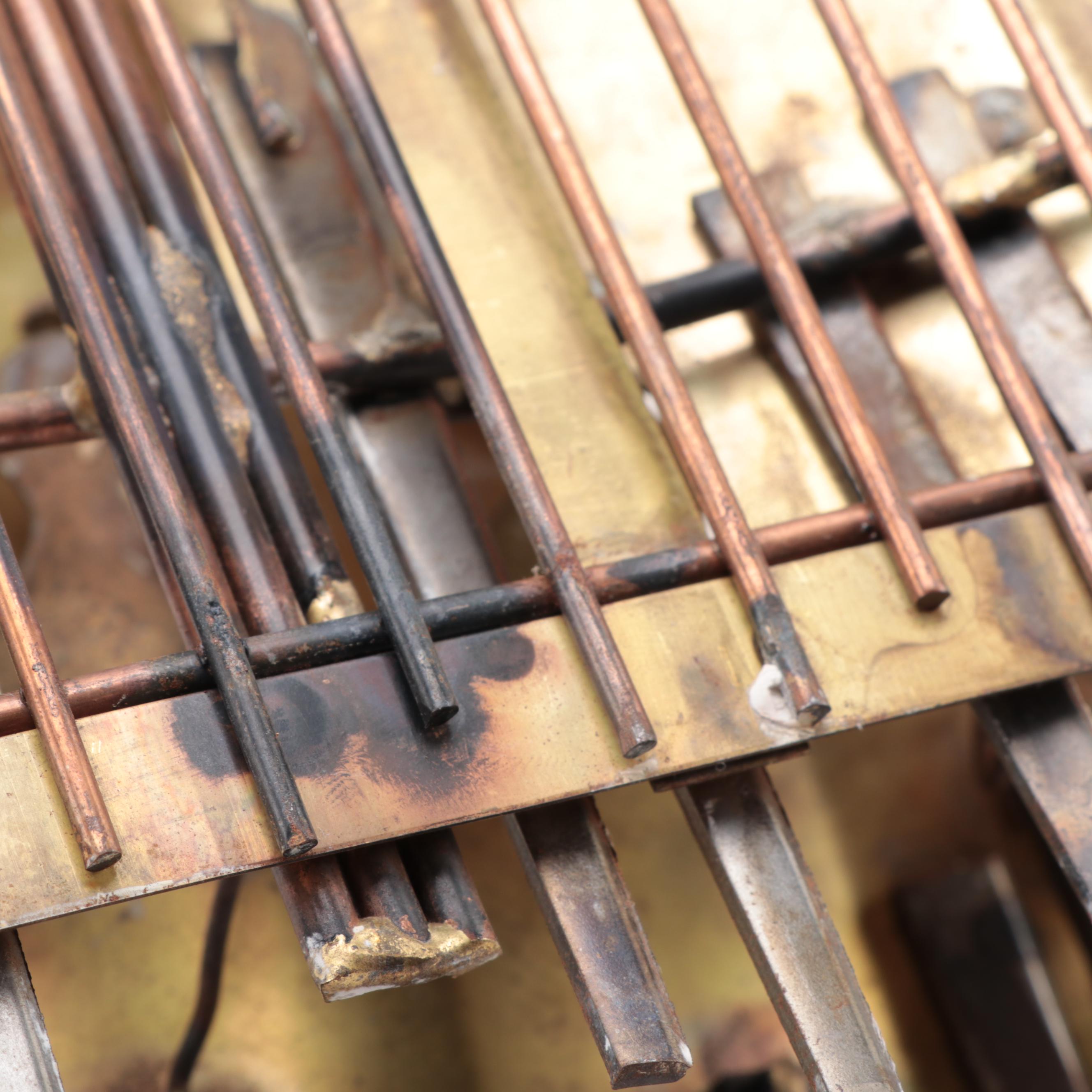 Curtis Jeré Copper and Brass Wall Sculpture