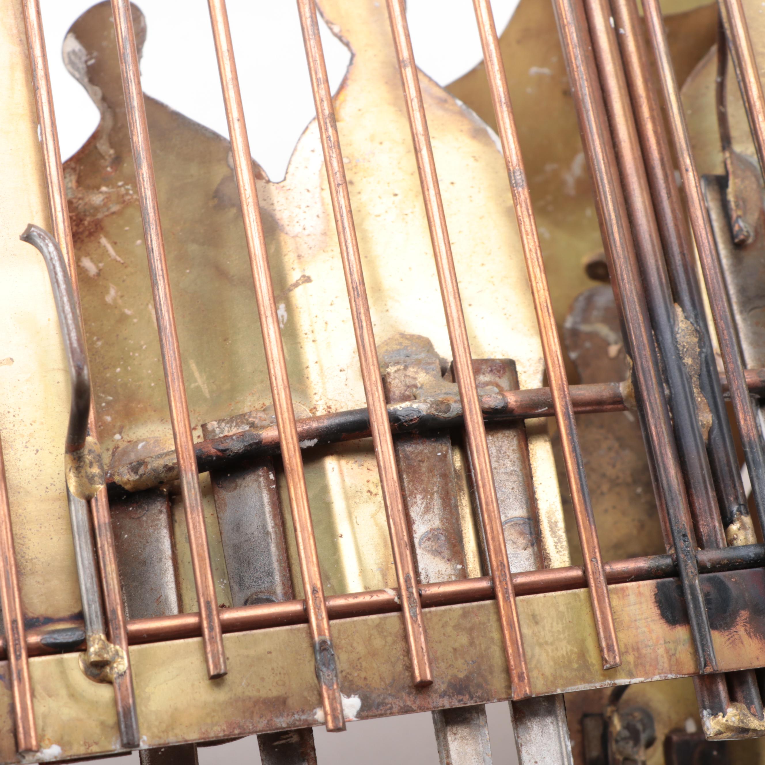 Curtis Jeré Copper and Brass Wall Sculpture