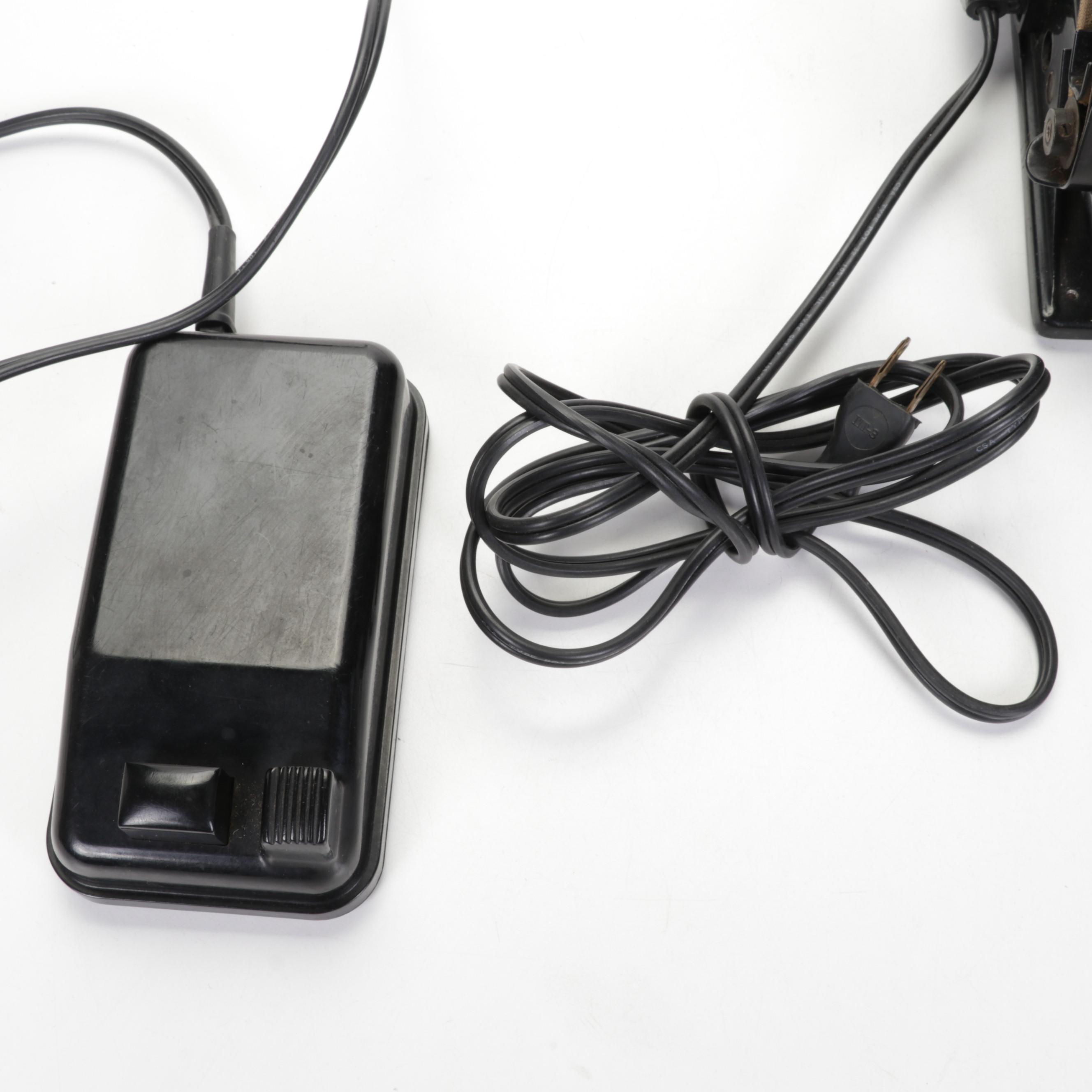 Singer Model 221 Portable Electric Sewing Machine, 1940