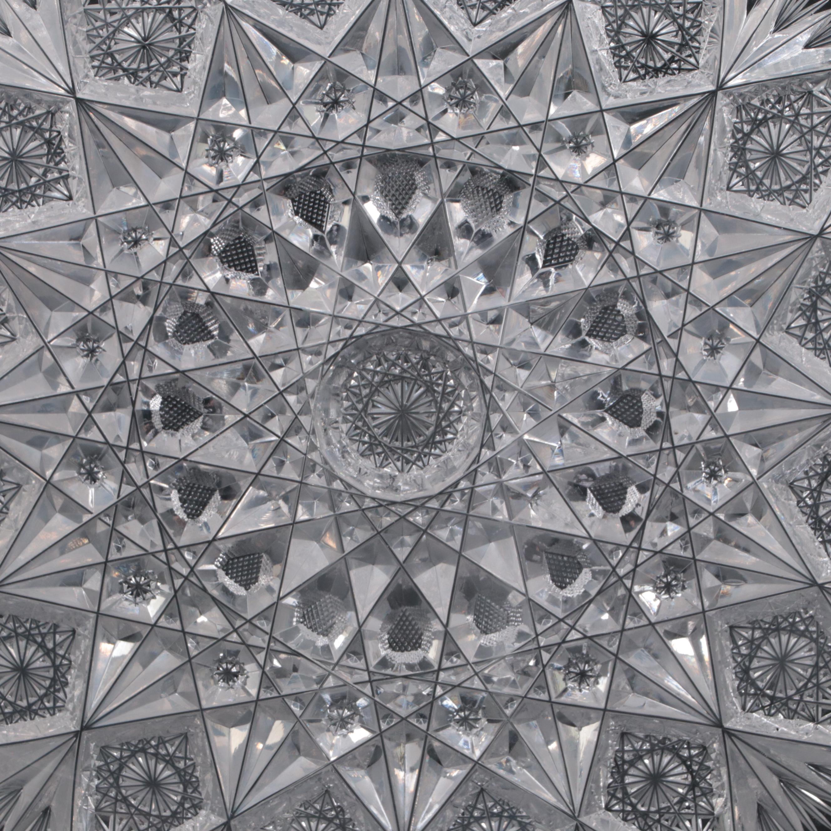 Gowans, Kent & Co. "Expanding Star" Brilliant Cut Glass Ice Cream Tray