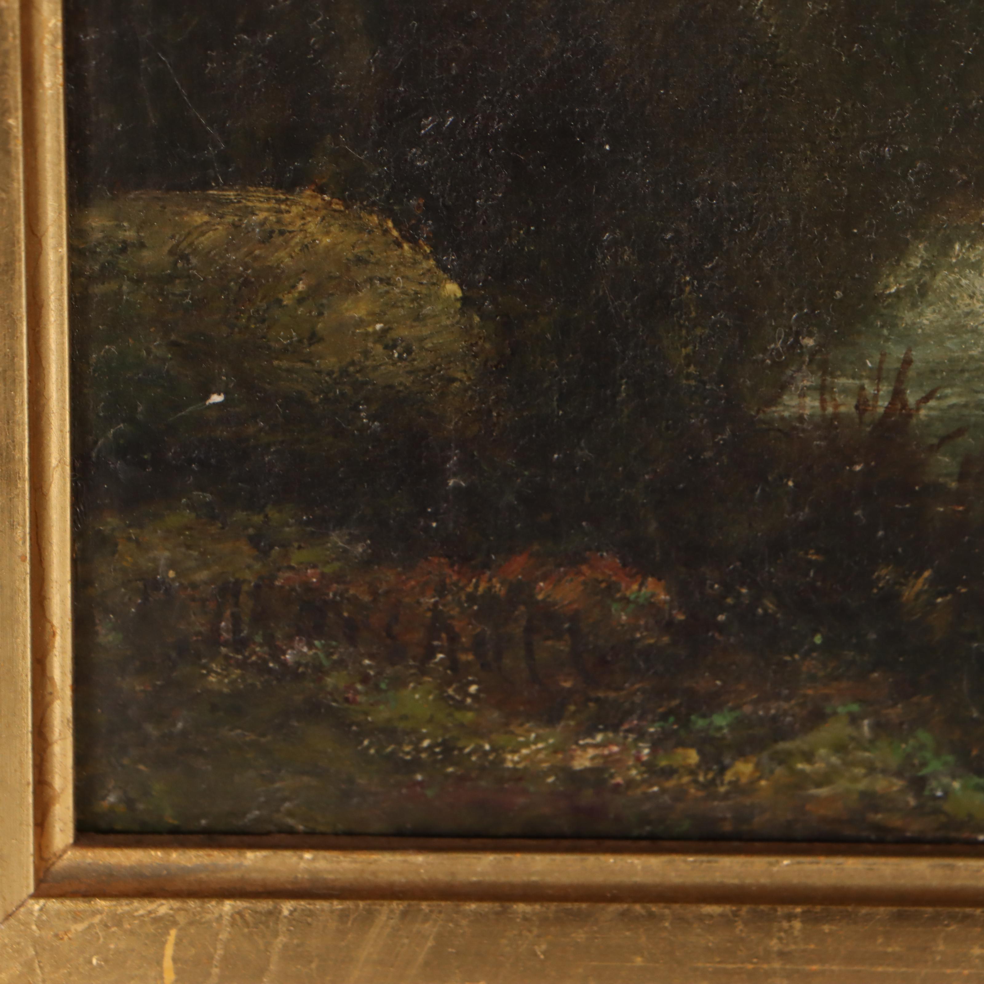 Richard Marshall Oil Painting of Landscape With Waterfall