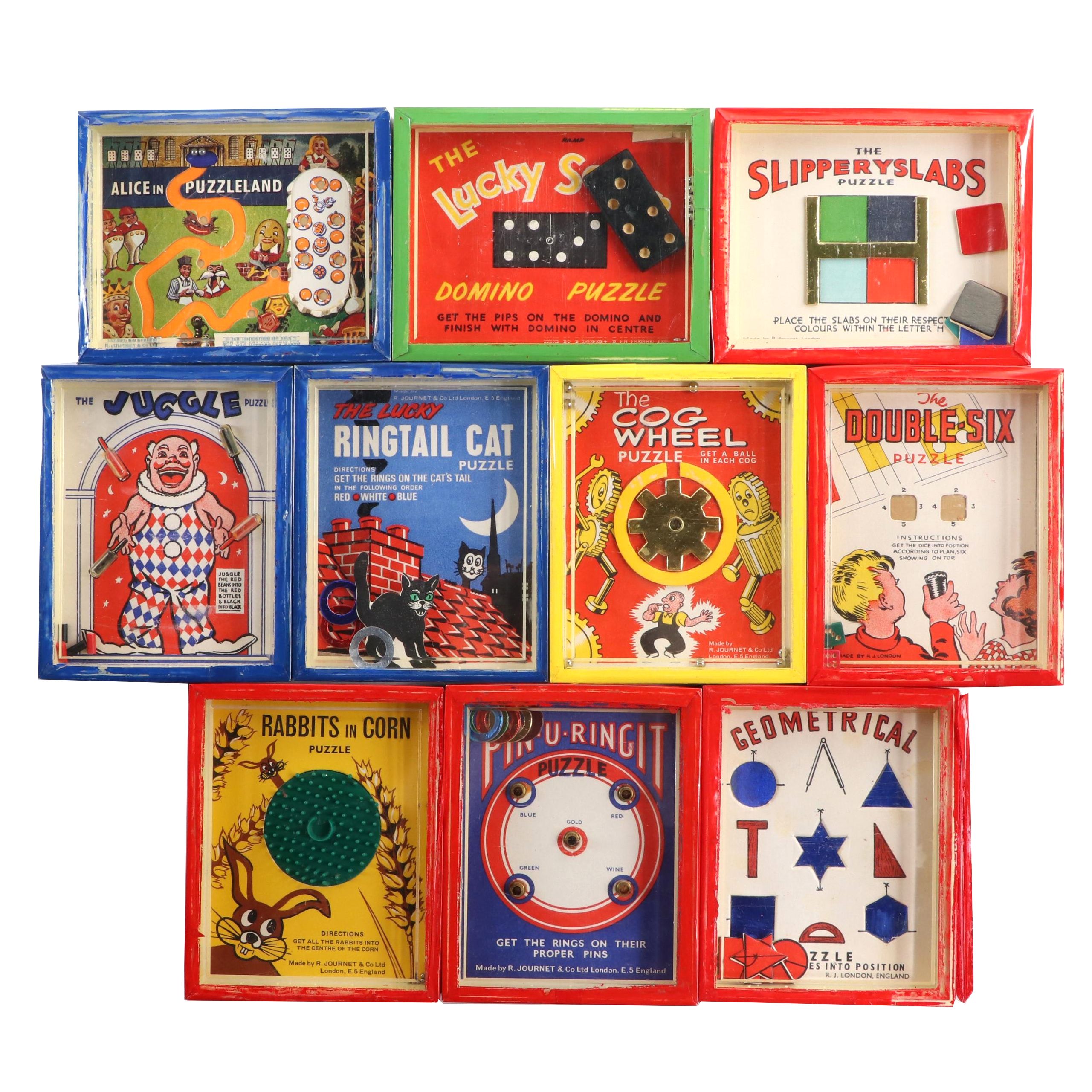 Collection of Games from FAO Schwartz with Original Box, Early 20th Century