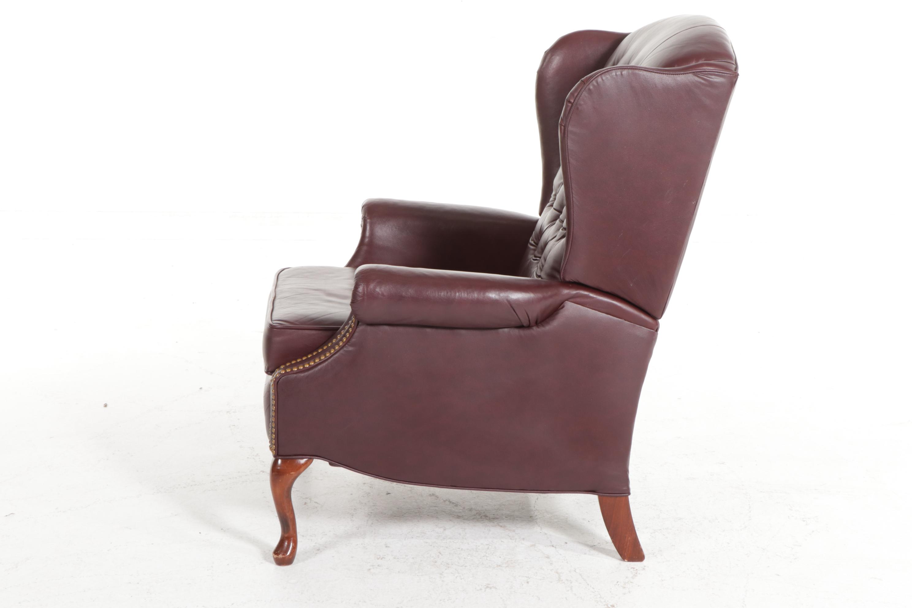 Lane "Action" Queen Anne Style Faux Leather Upholstered Recliner