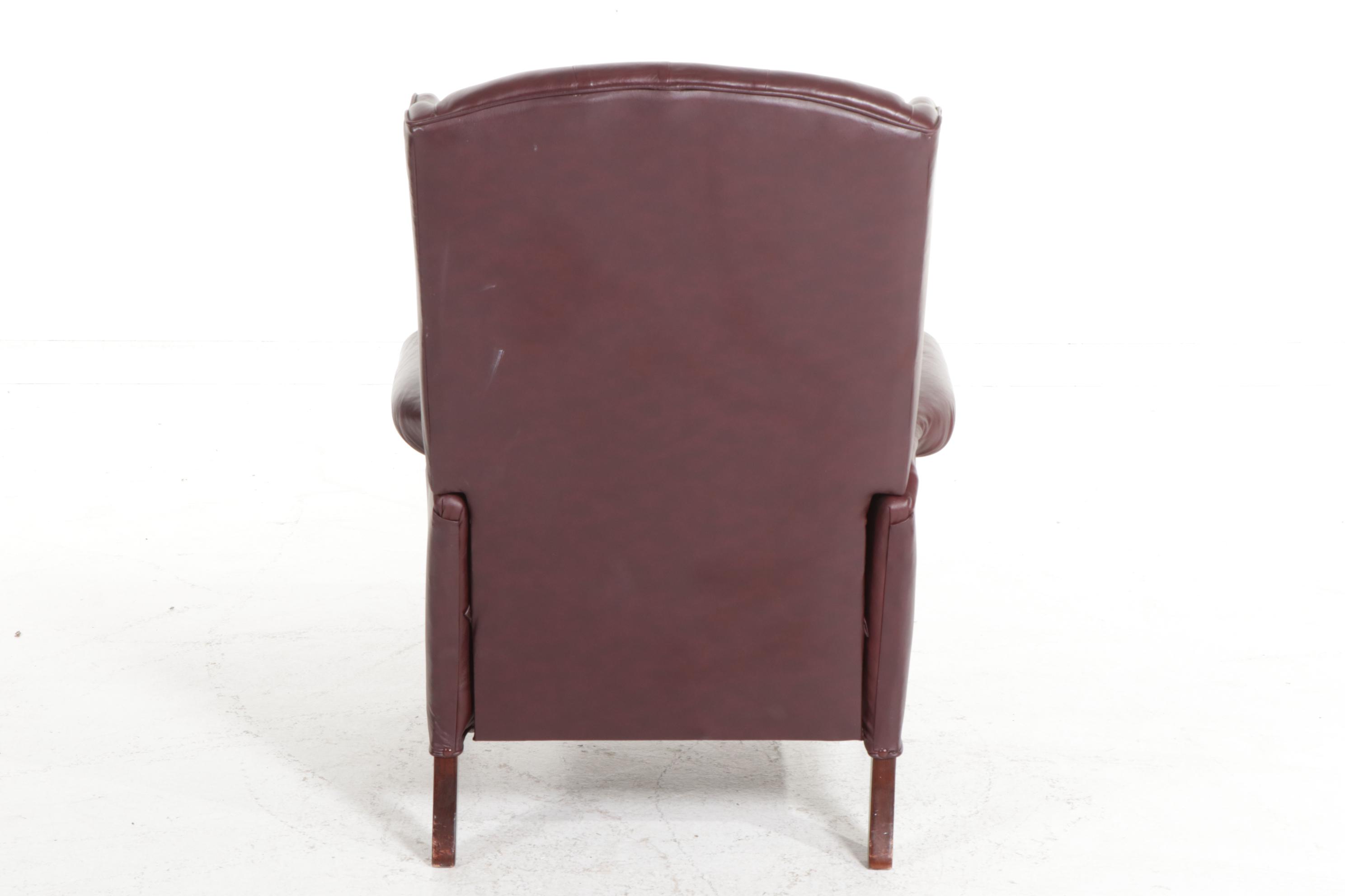 Lane "Action" Queen Anne Style Faux Leather Upholstered Recliner