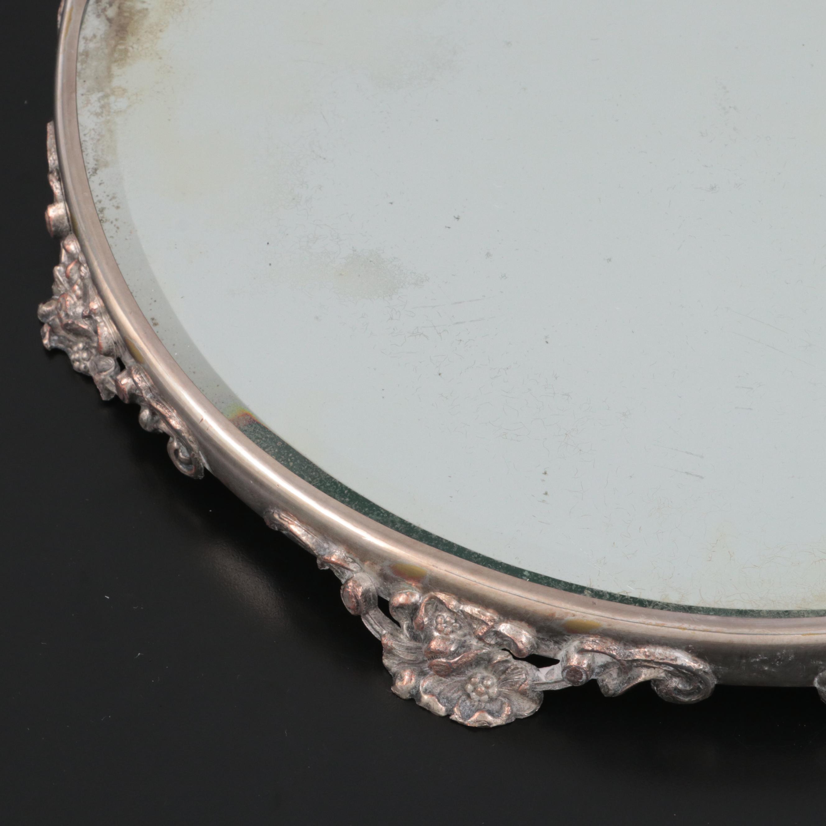 Wilcox Silver Plate Co. and Other Silver Plate Mirrored Plateaus