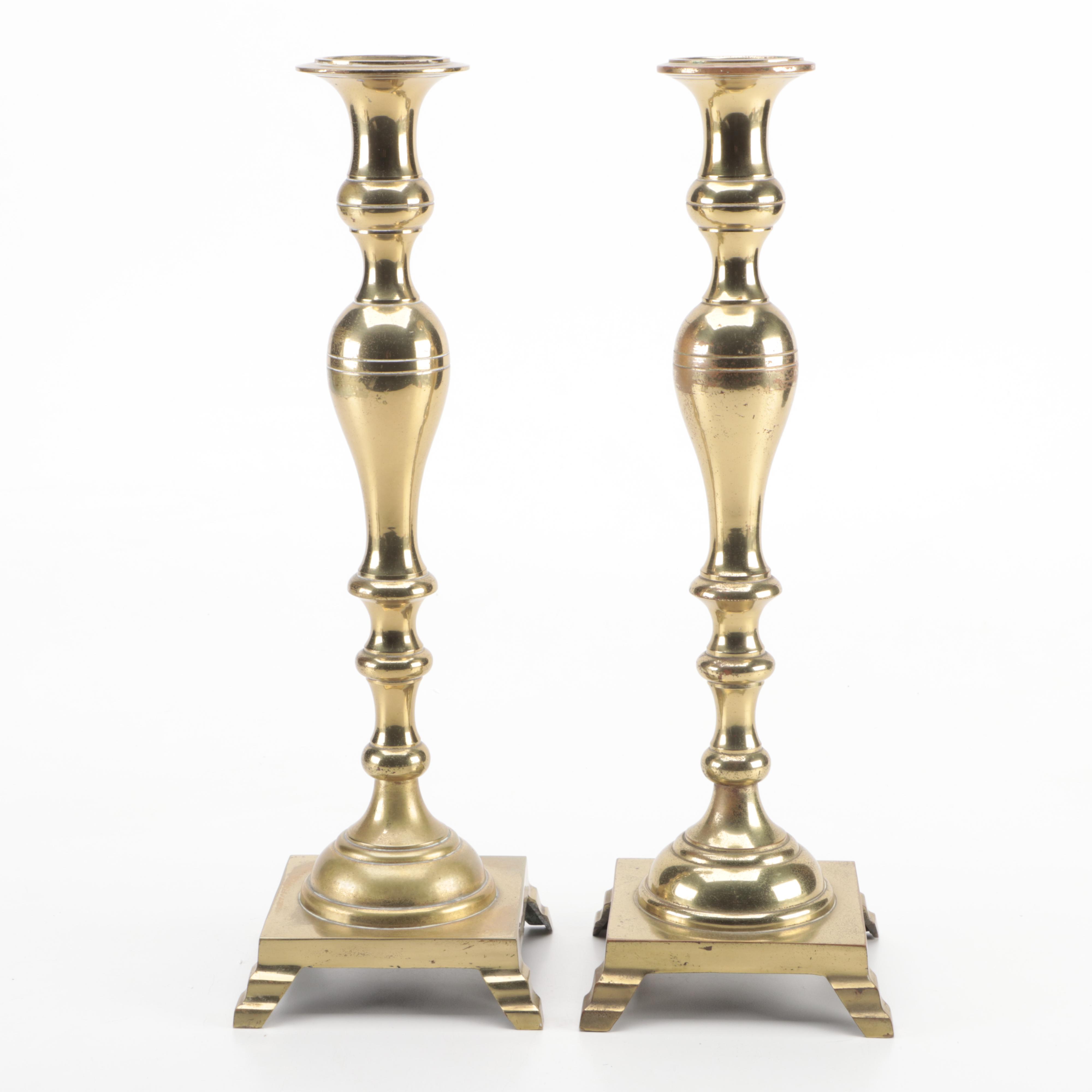 Brass Baluster Candlestick Collection