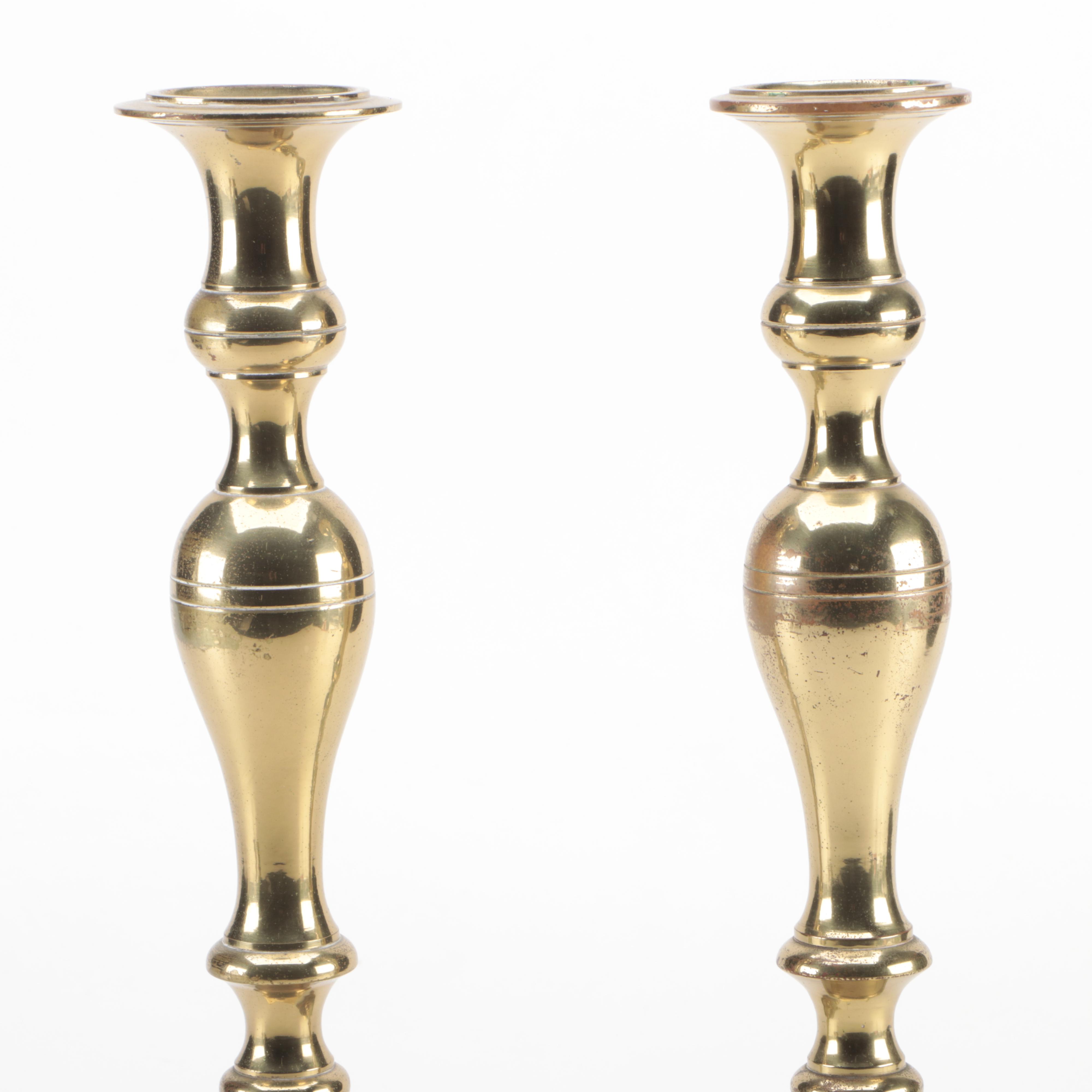 Brass Baluster Candlestick Collection
