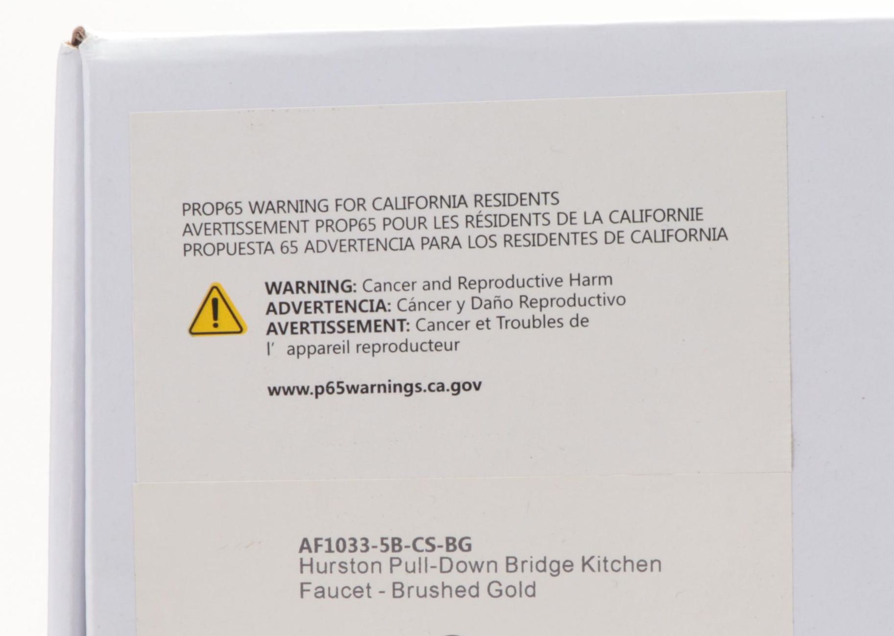 Brushed Gold Finish Pull-Down Bridge Kitchen Faucet