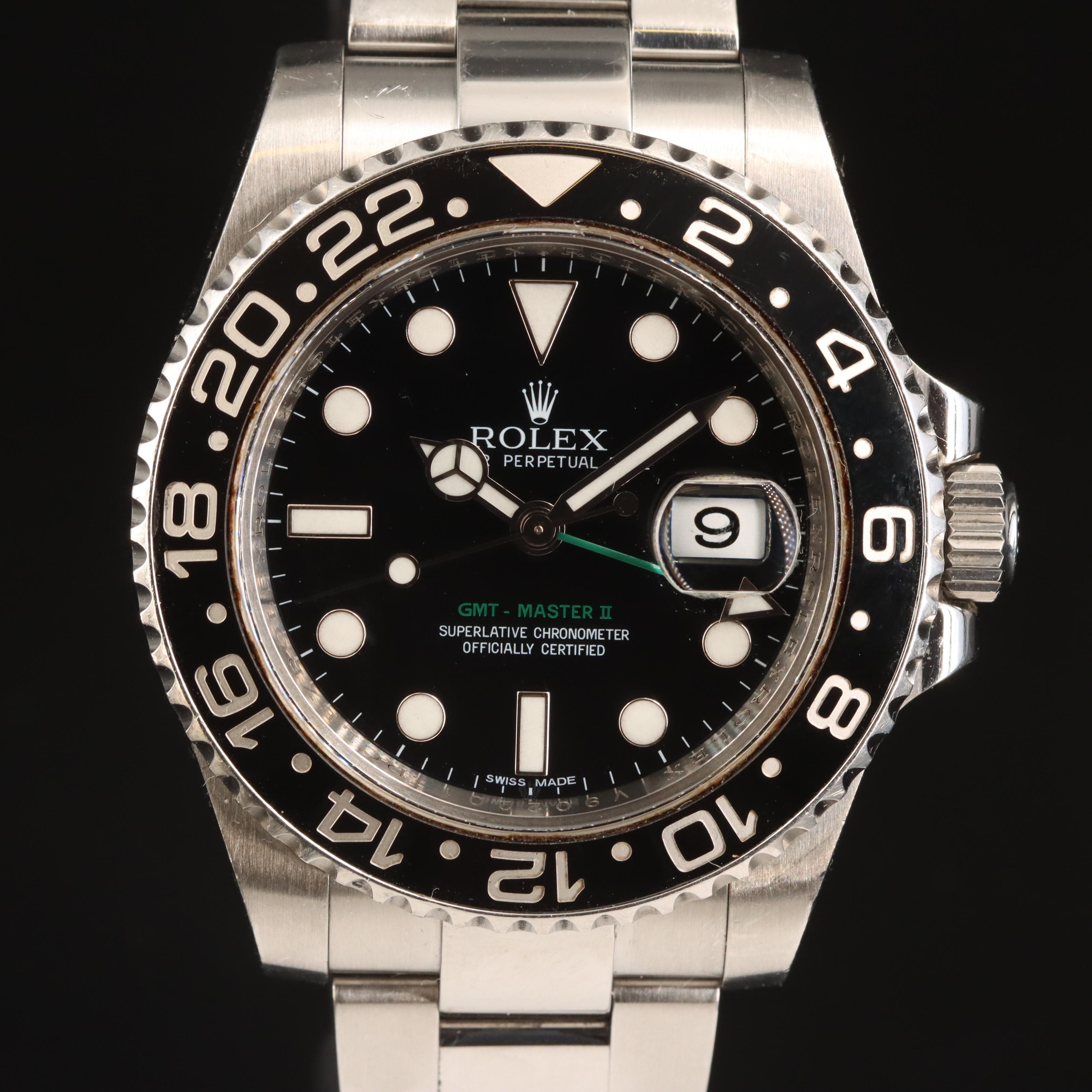2008 Rolex Oyster Perpetual Date GMT-Master II Watch